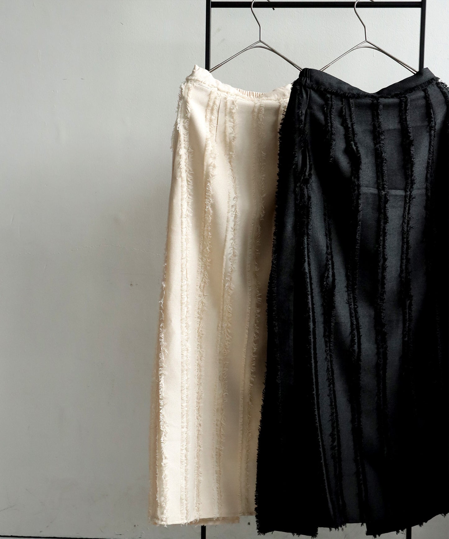 Ladies Striped Fringe Skirt