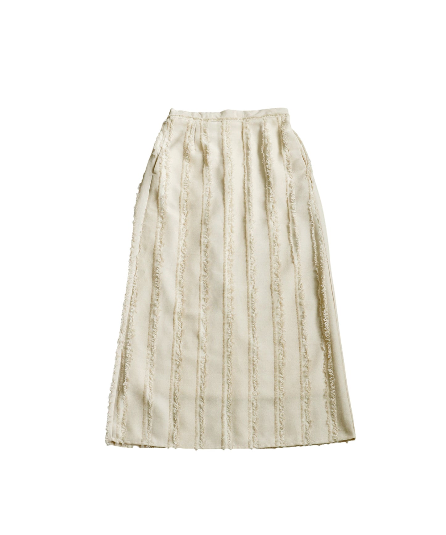 Ladies Striped Fringe Skirt