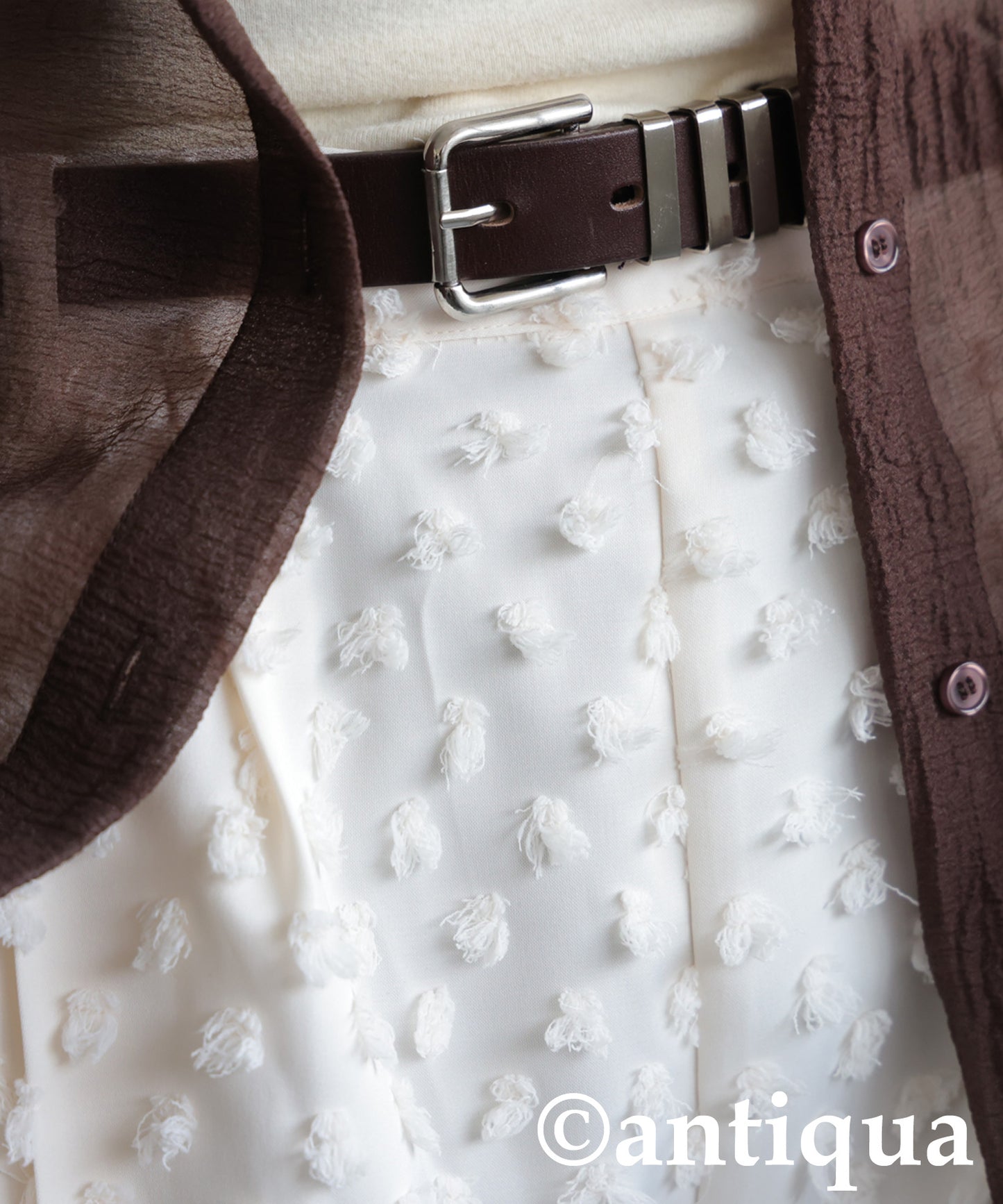 Ladies Fringe Wide Straight Pants