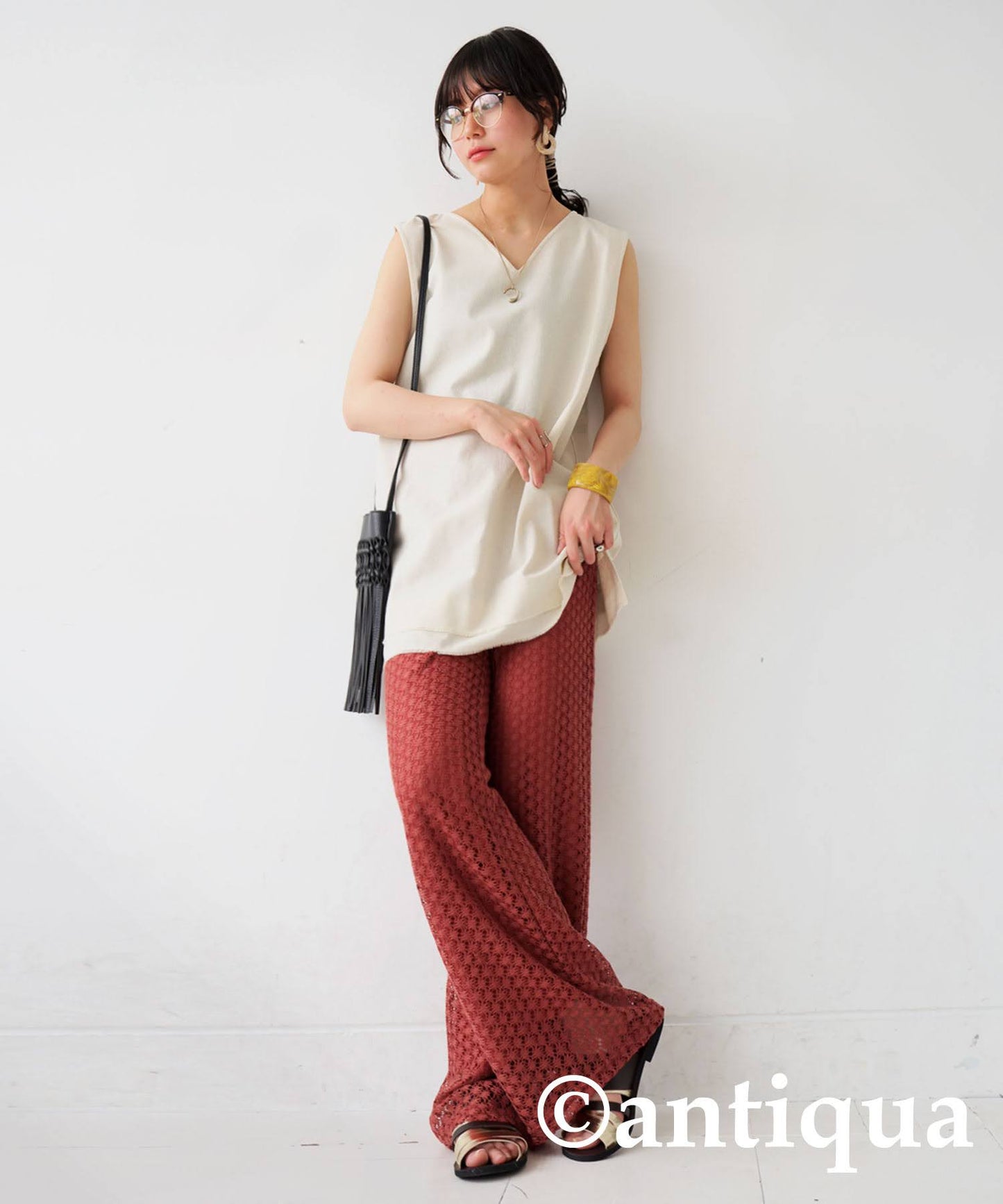 Ladies Openwork Pants