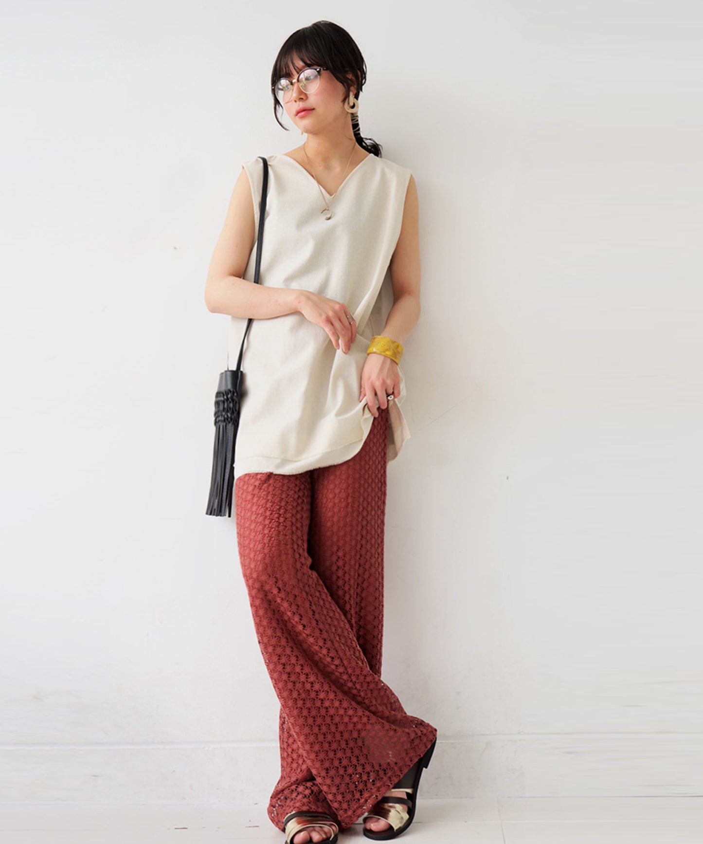 Ladies Openwork Pants