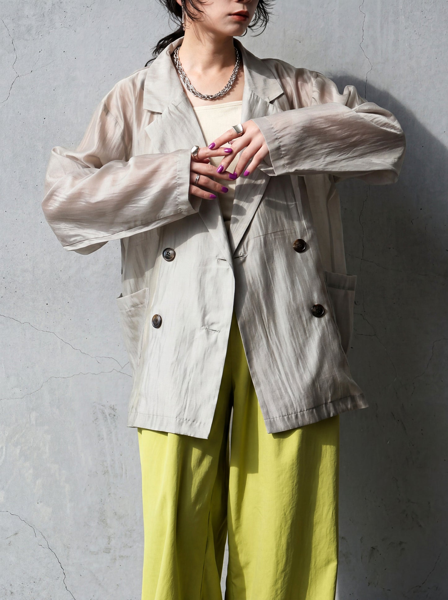 Tailored Sheer Jacket Ladies