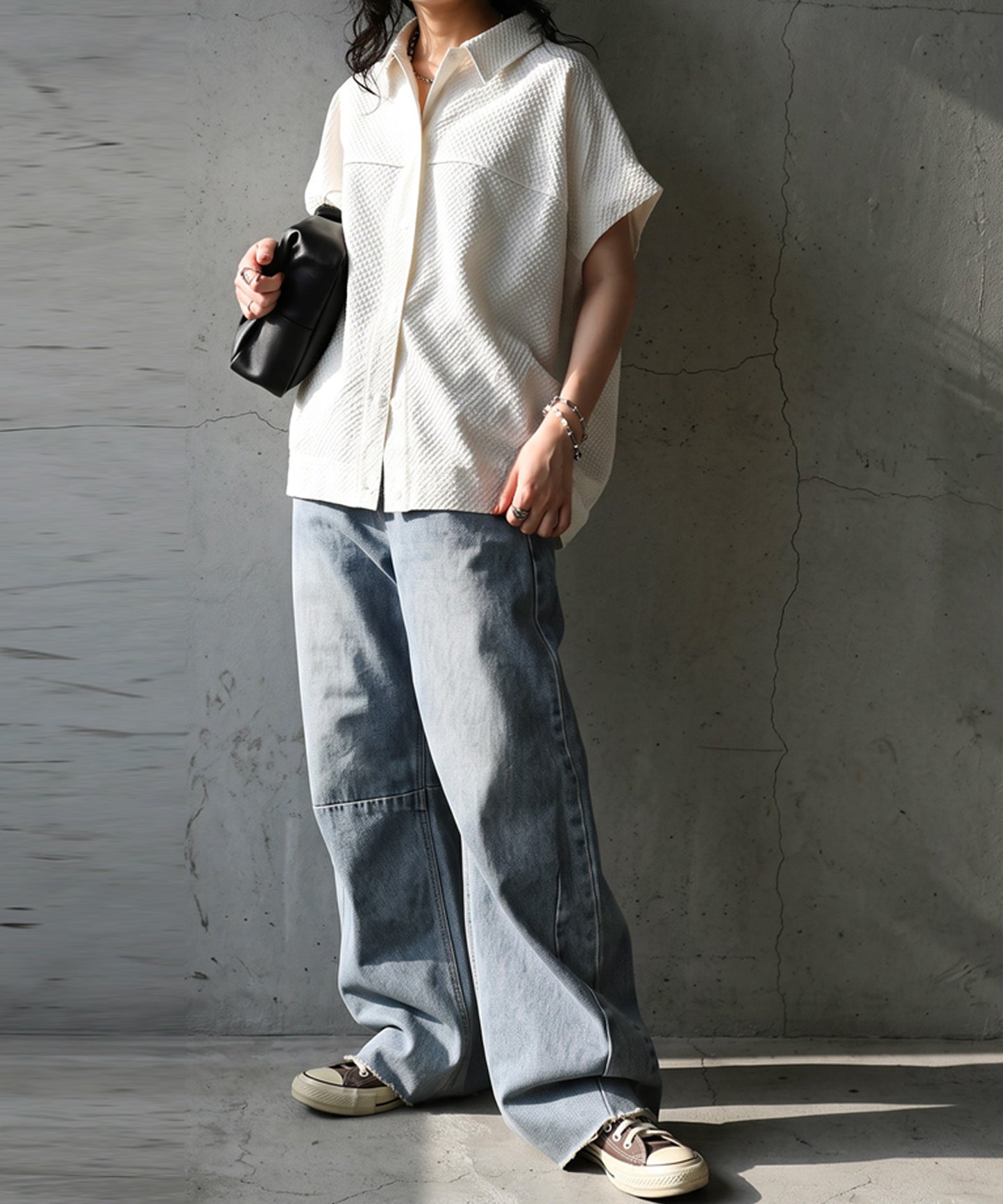 French Sleeve Sheer Shirt Ladies