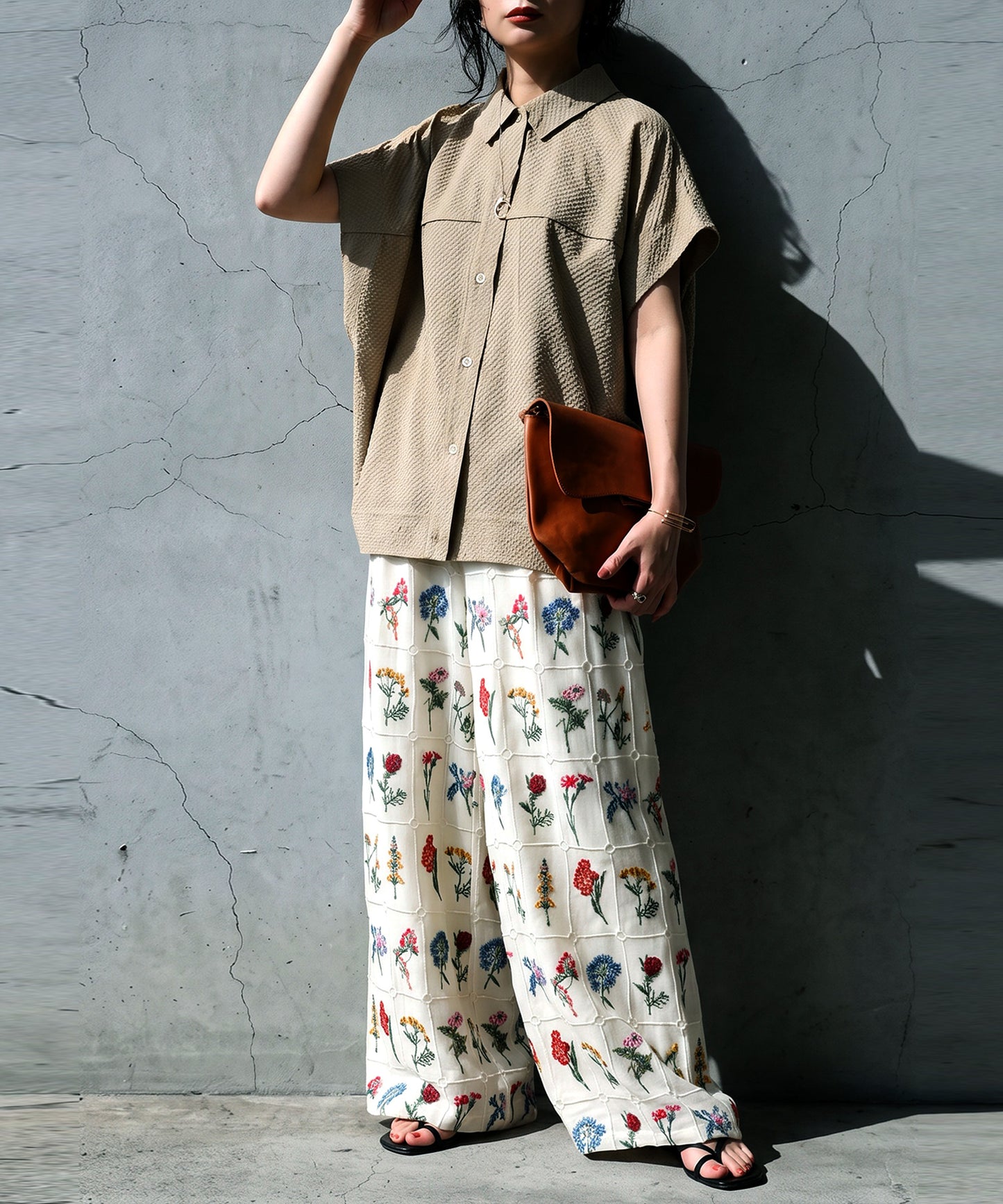 French Sleeve Sheer Shirt Ladies