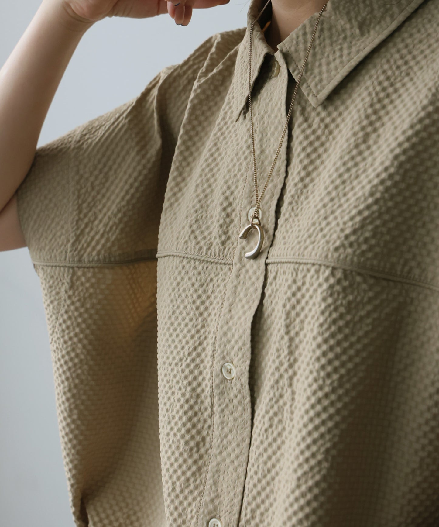 French Sleeve Sheer Shirt Ladies