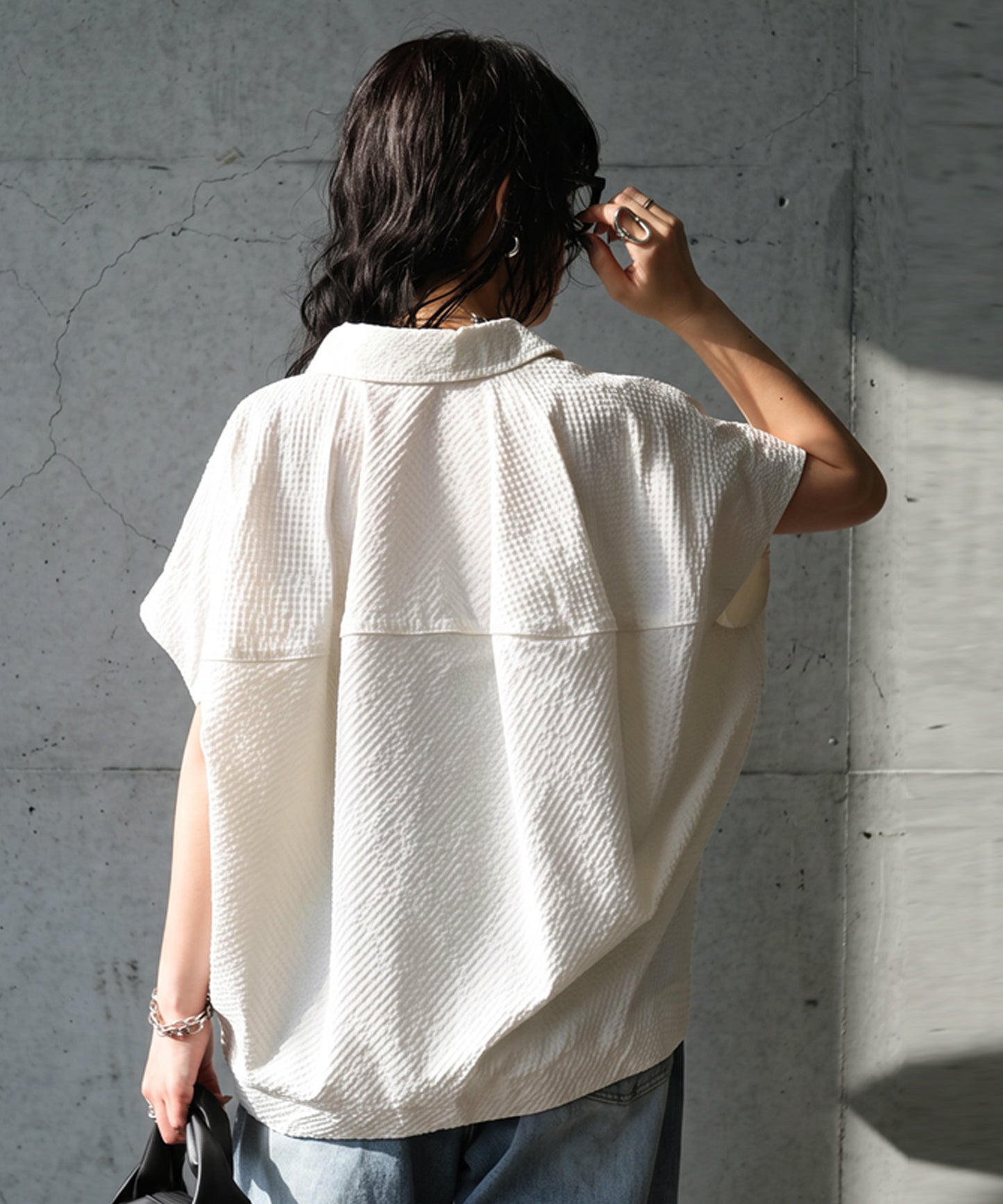 French Sleeve Sheer Shirt Ladies