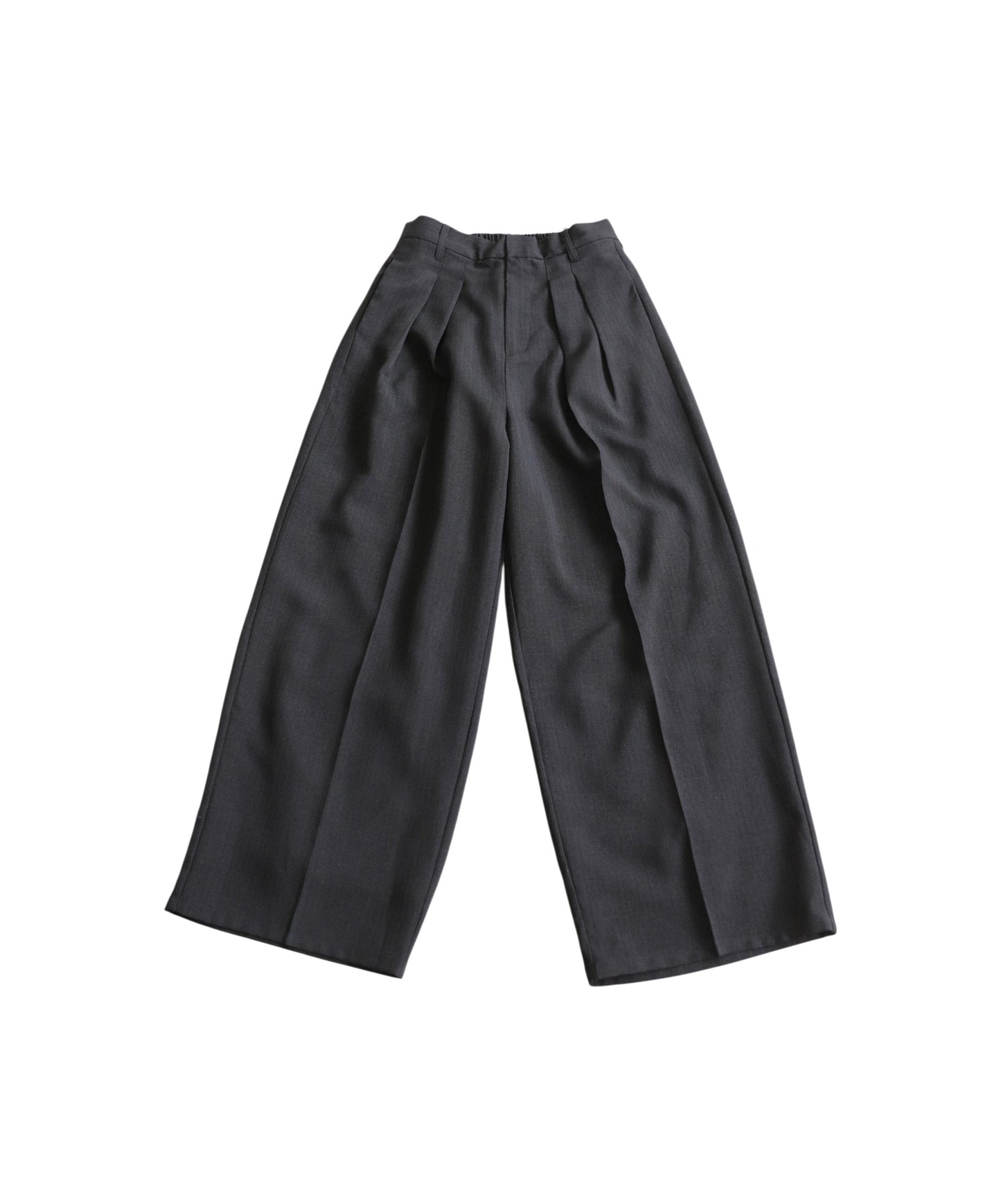 Center-Pleated Wide-Leg Pants Ladies