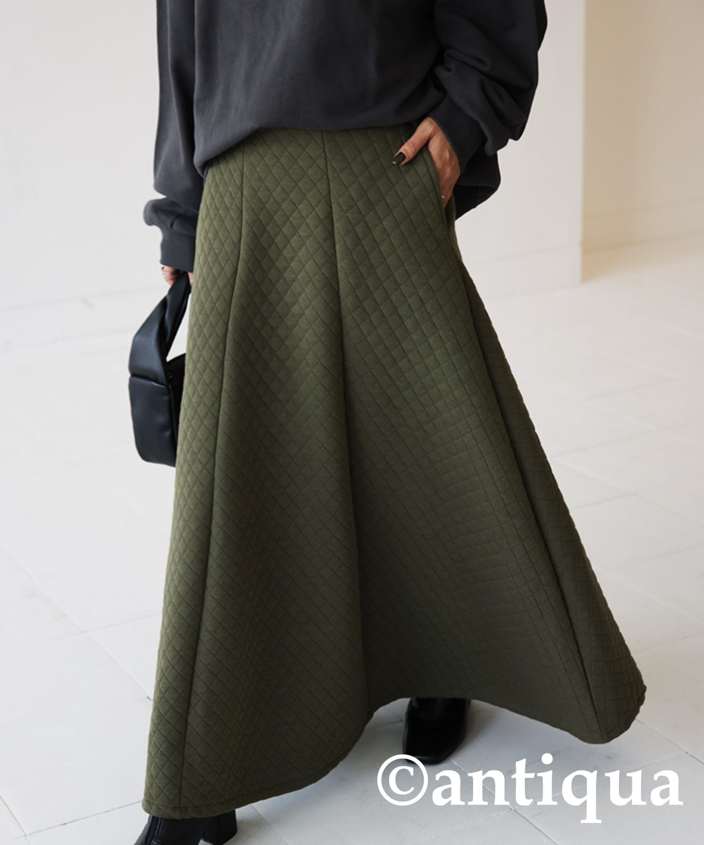 Quilting flare skirt Ladies