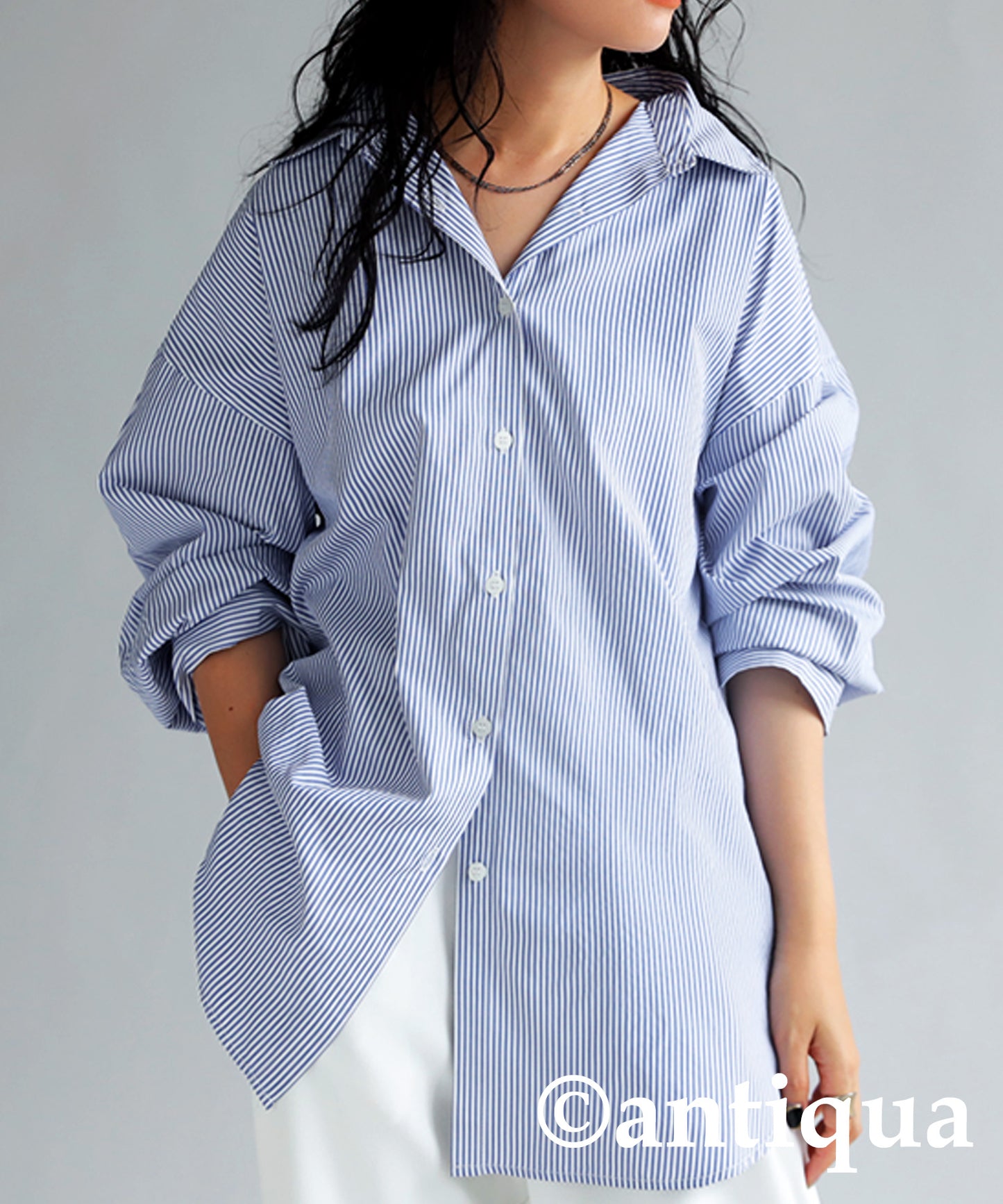 Stripe Overshirt Ladies