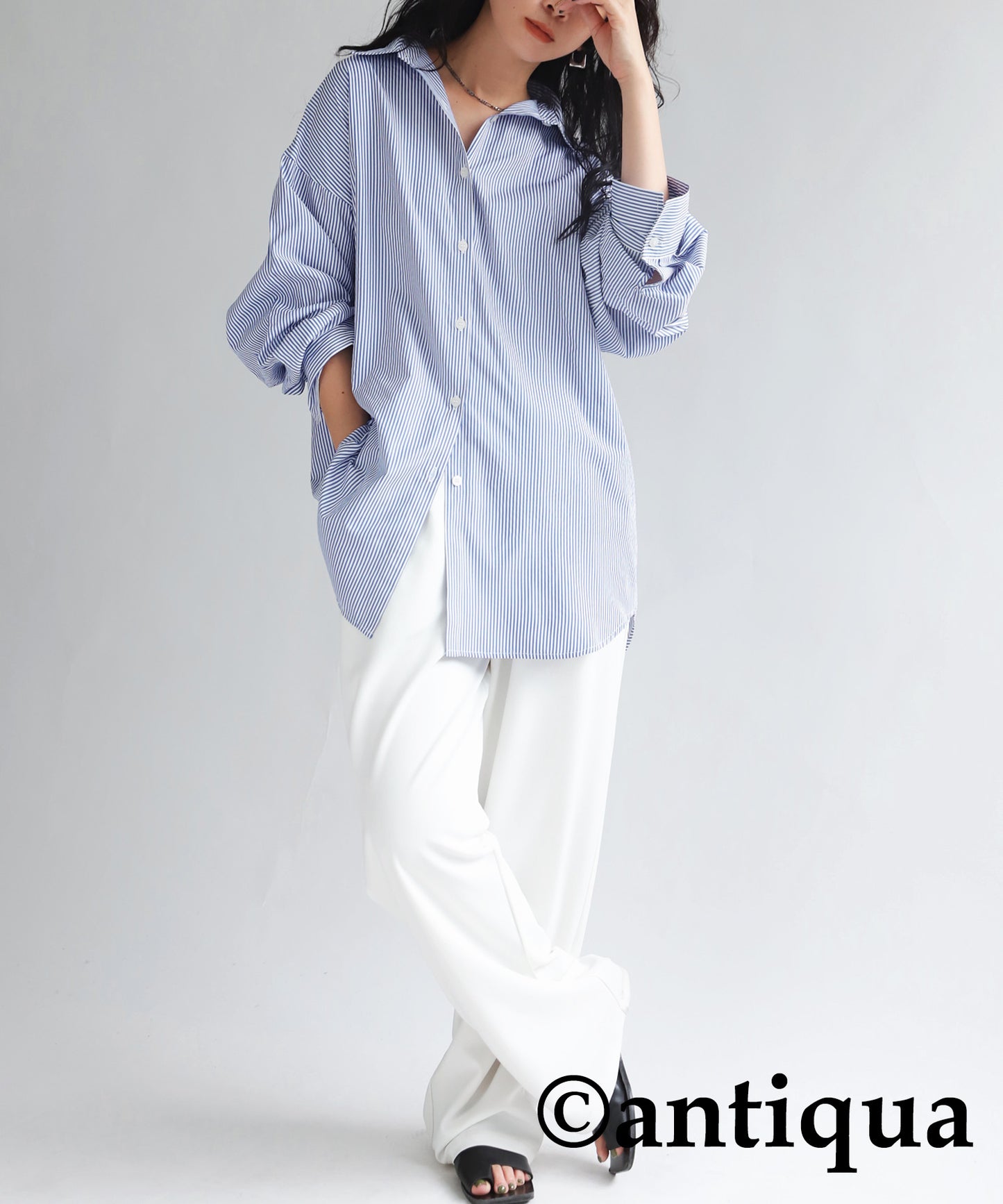 Stripe Overshirt Ladies