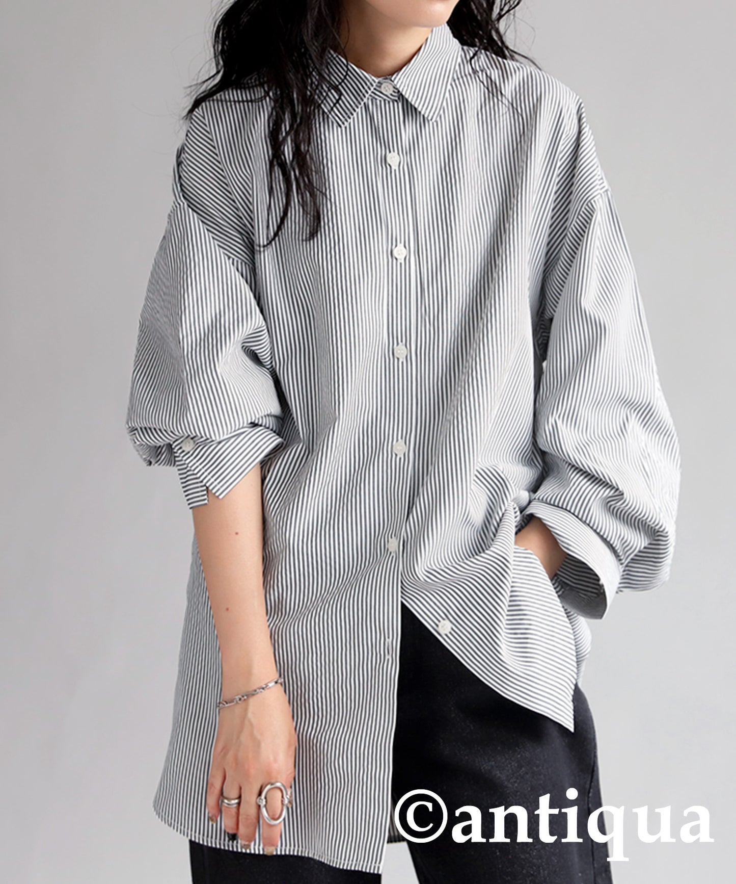 Stripe Overshirt Ladies