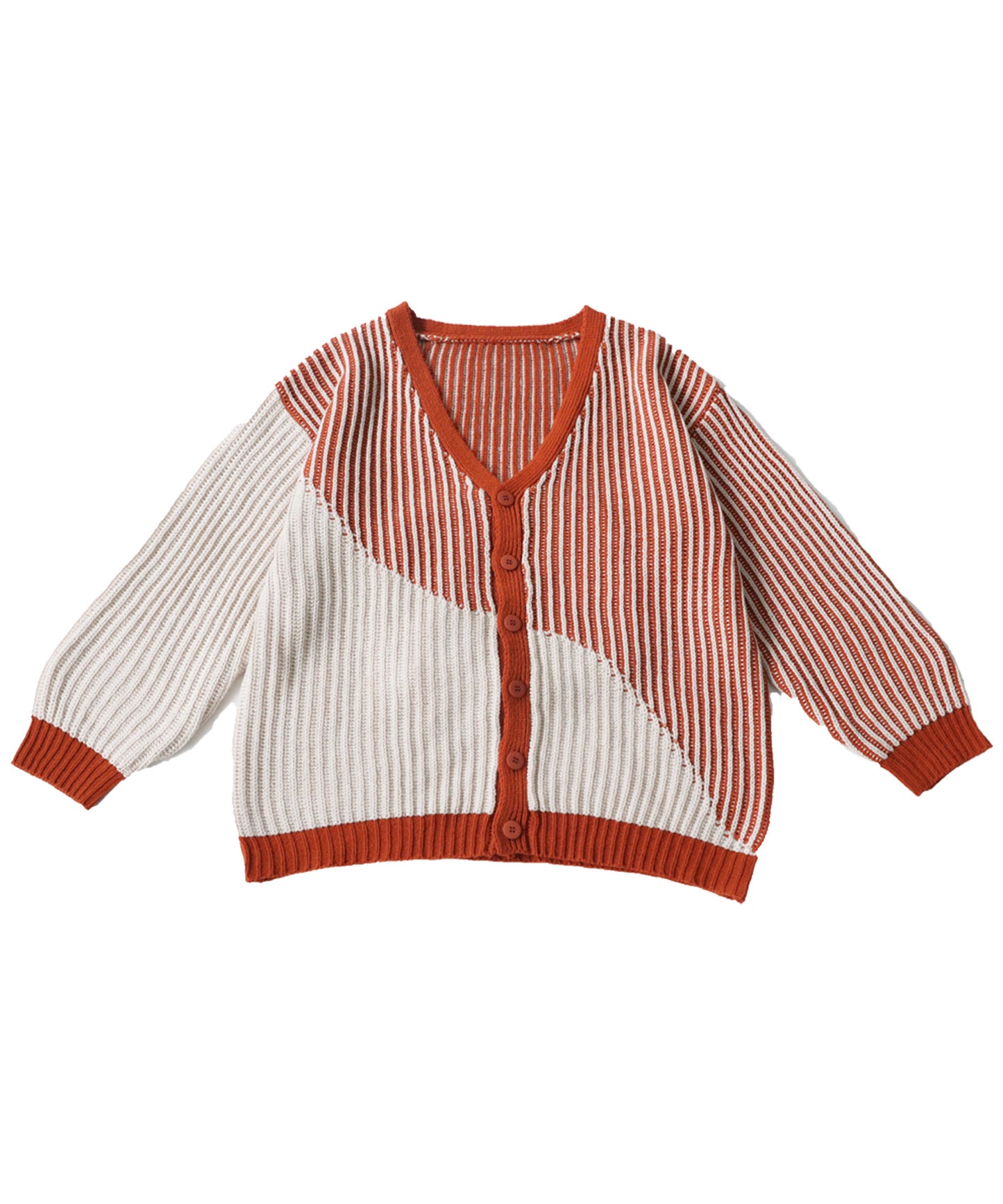 Color Knit Cardigan Ladies