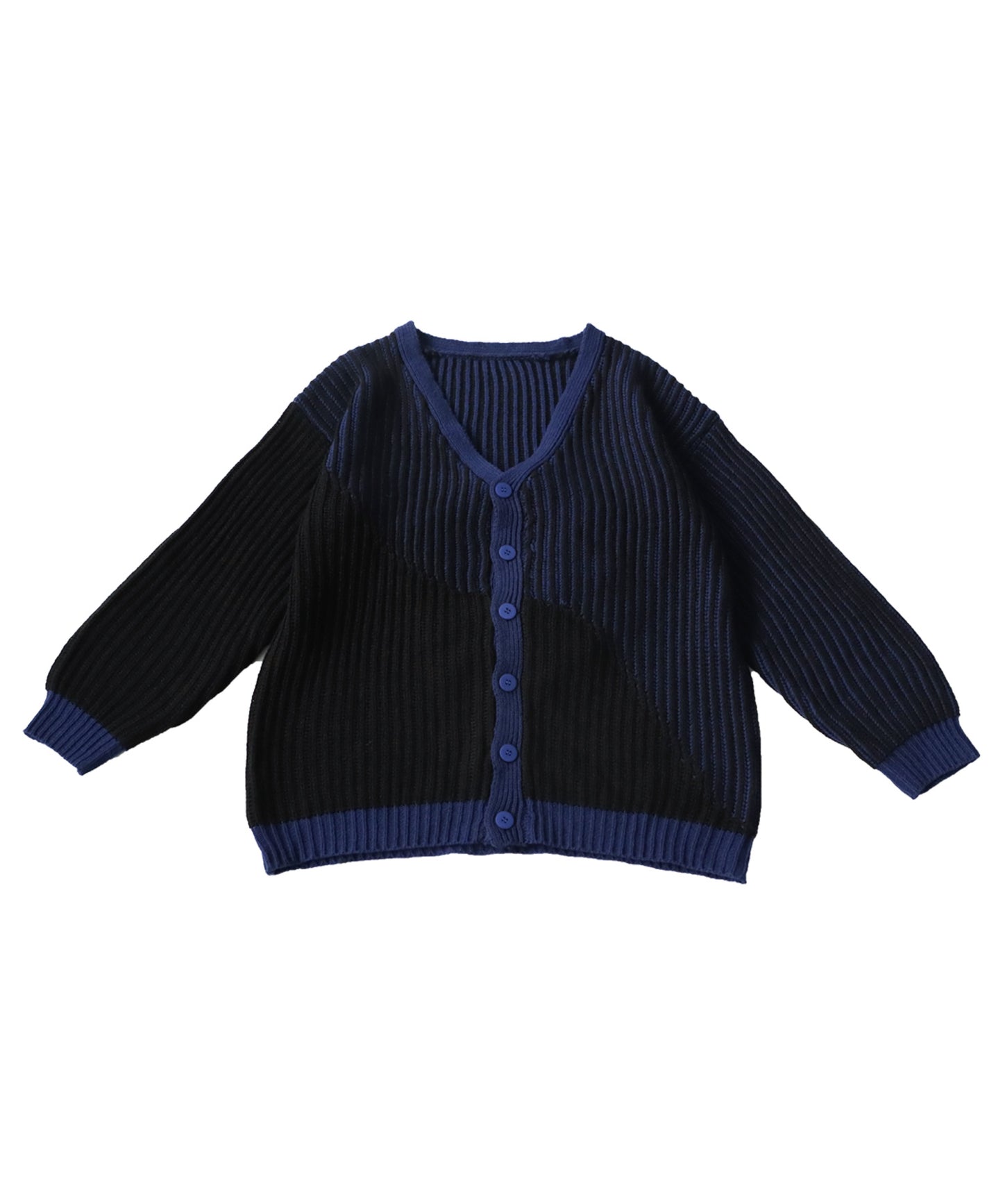 Color Knit Cardigan Men's