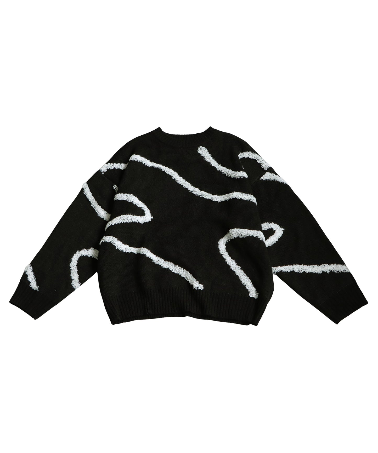 Nuance Line Pattern Knit Men's