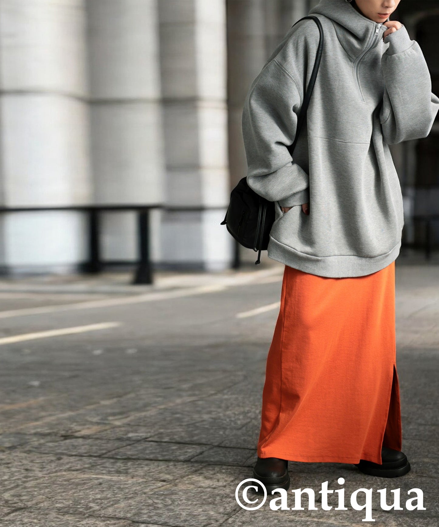 Half Zip Hoodie Ladies