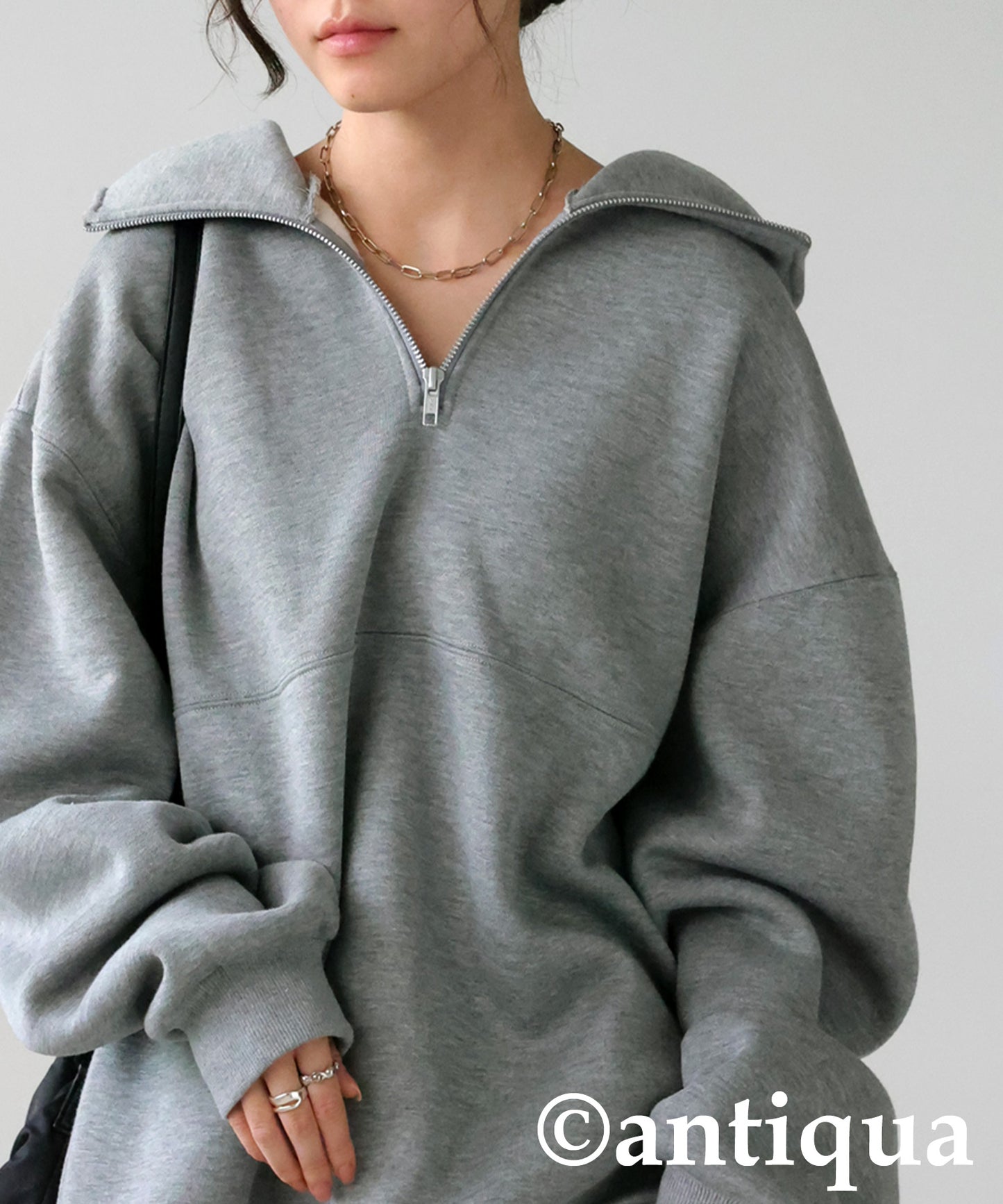 Half Zip Hoodie Ladies