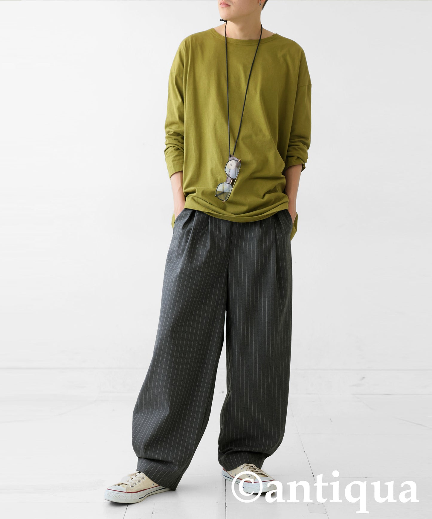 Striped Tuck Pants Men's