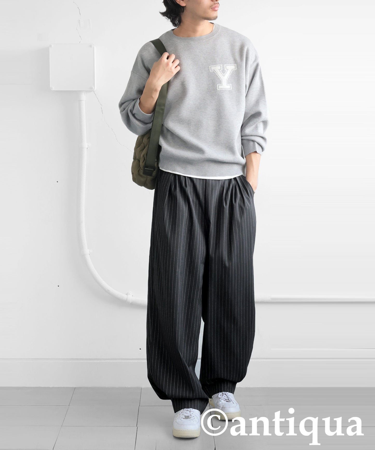 Striped Tuck Pants Men's