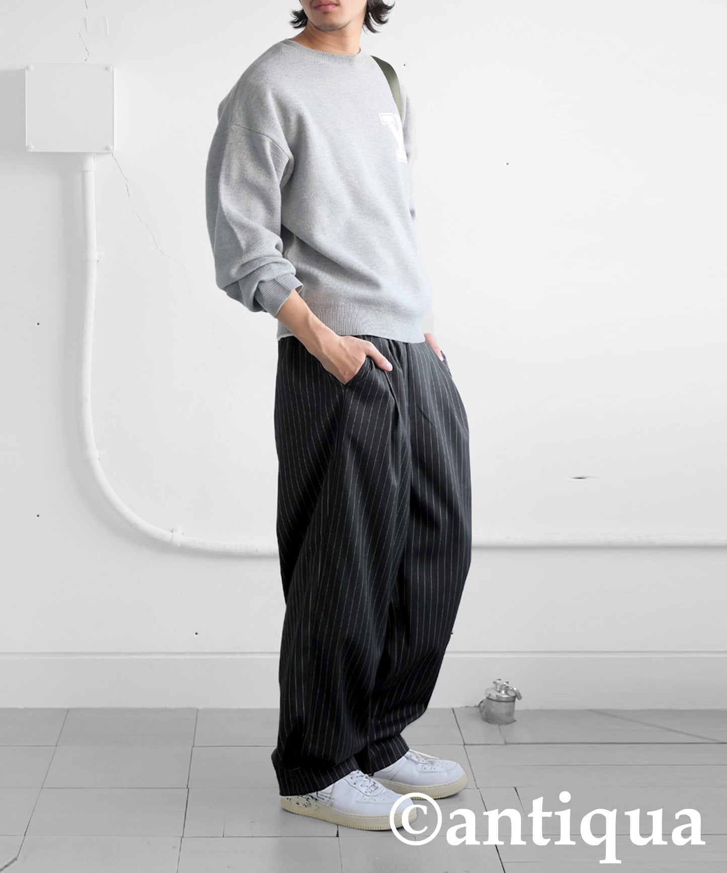 Striped Tuck Pants Men's