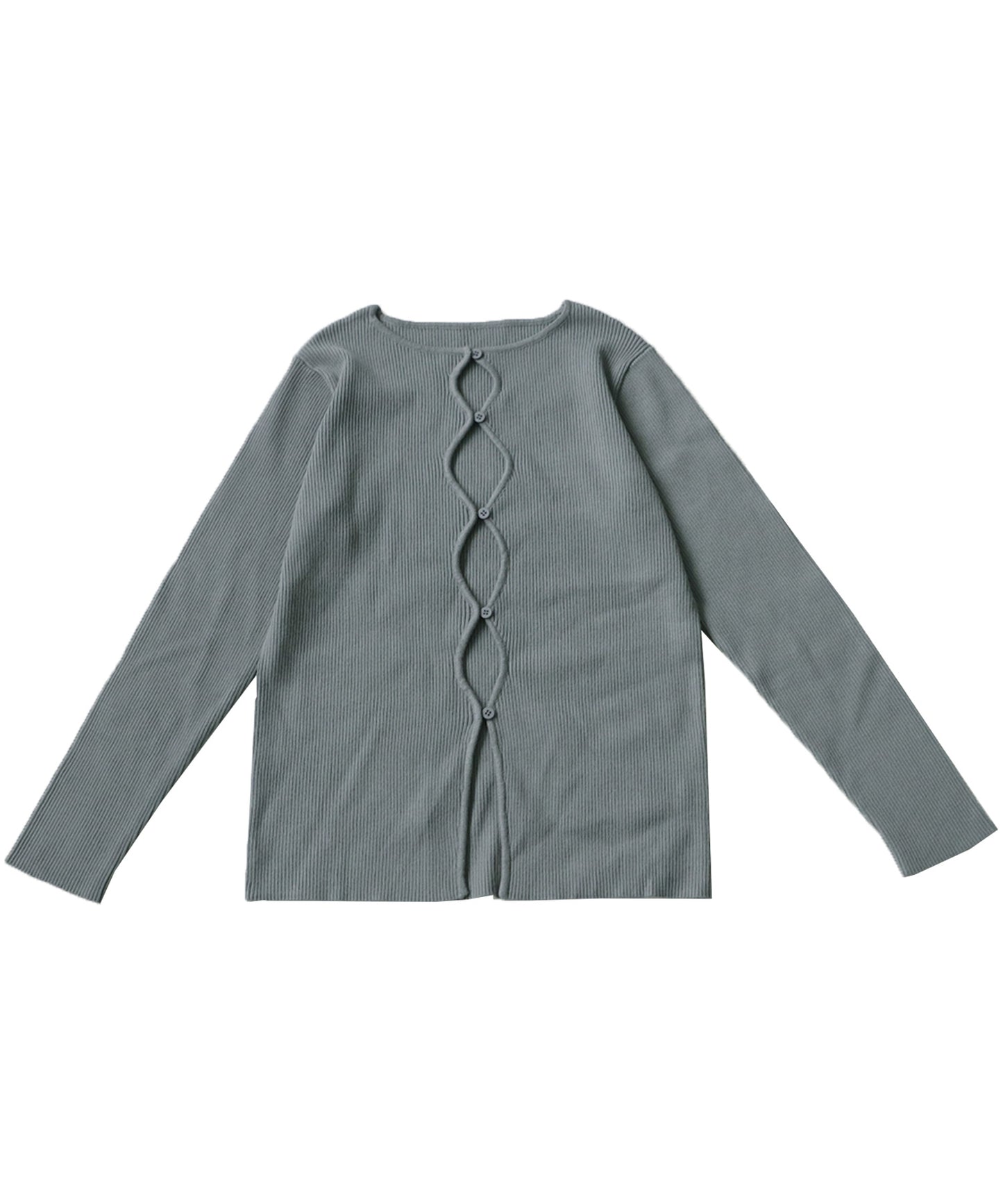 Wave Design Cardigan Ladies