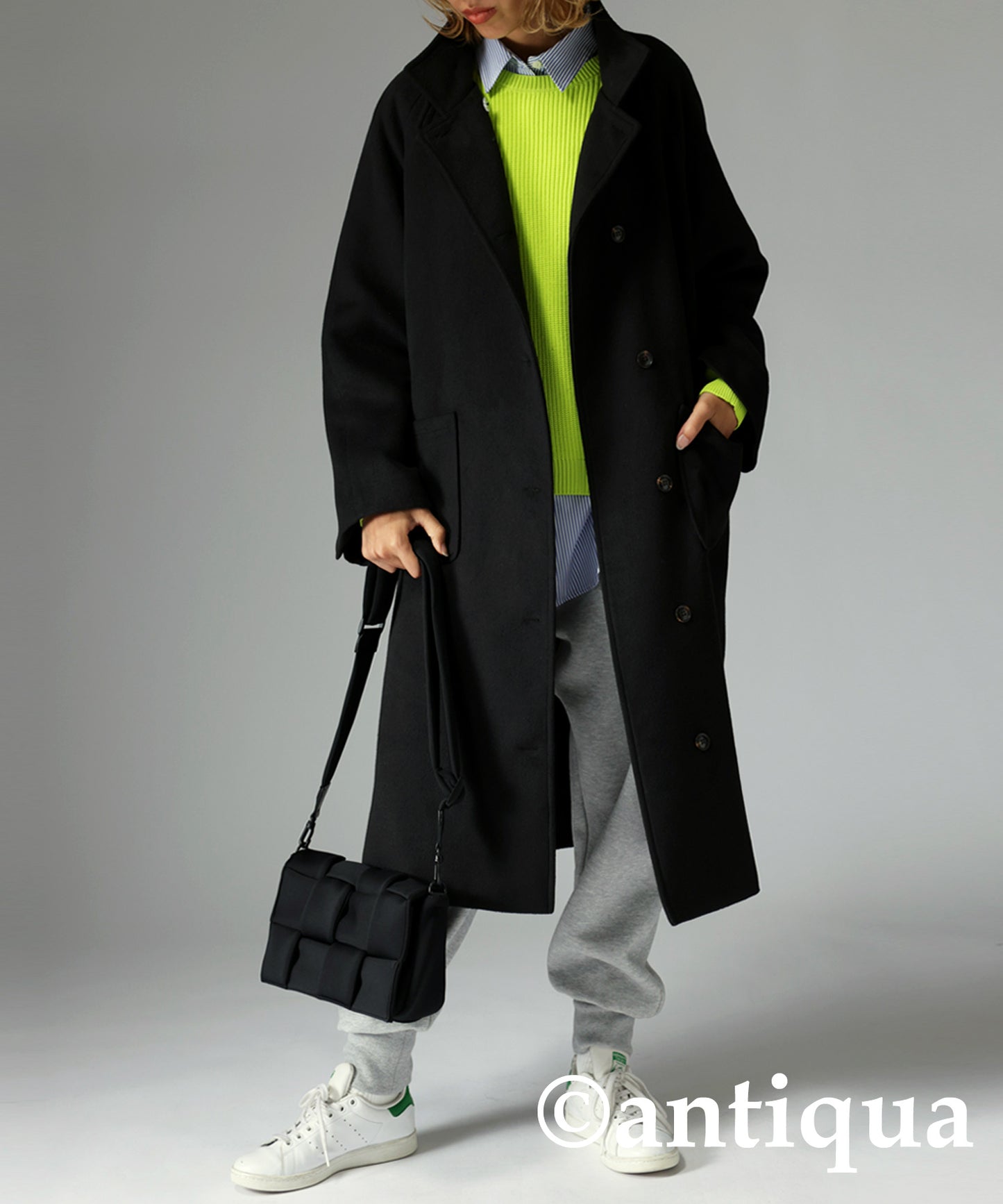 Stand collar Ladies coat outerwear