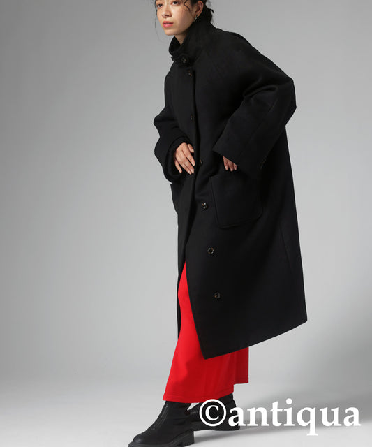 Stand collar Ladies coat outerwear