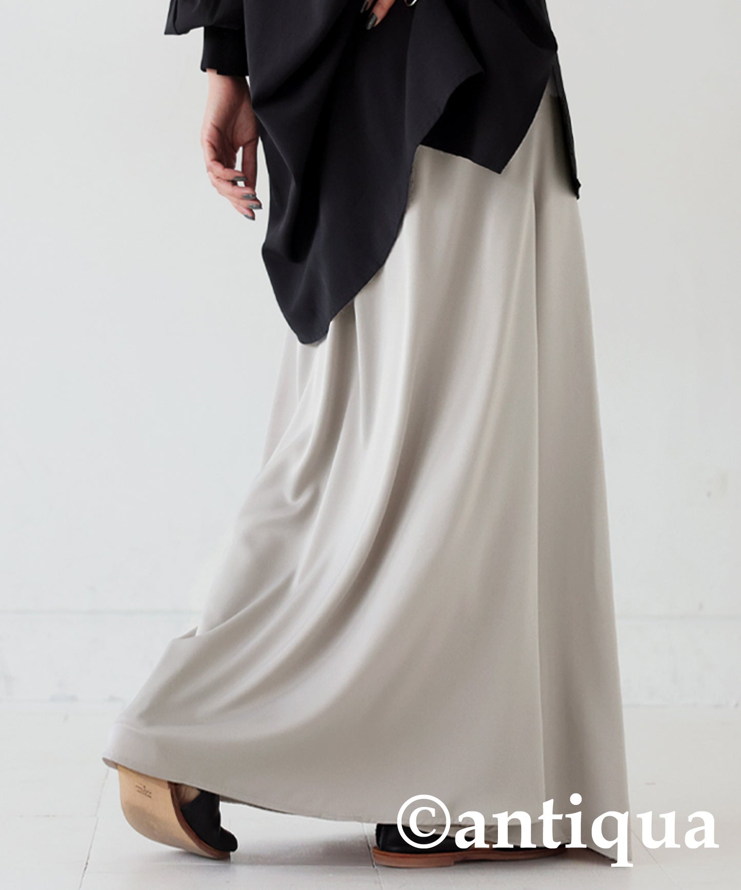 Satin Fabric Wrap Skirt Ladies