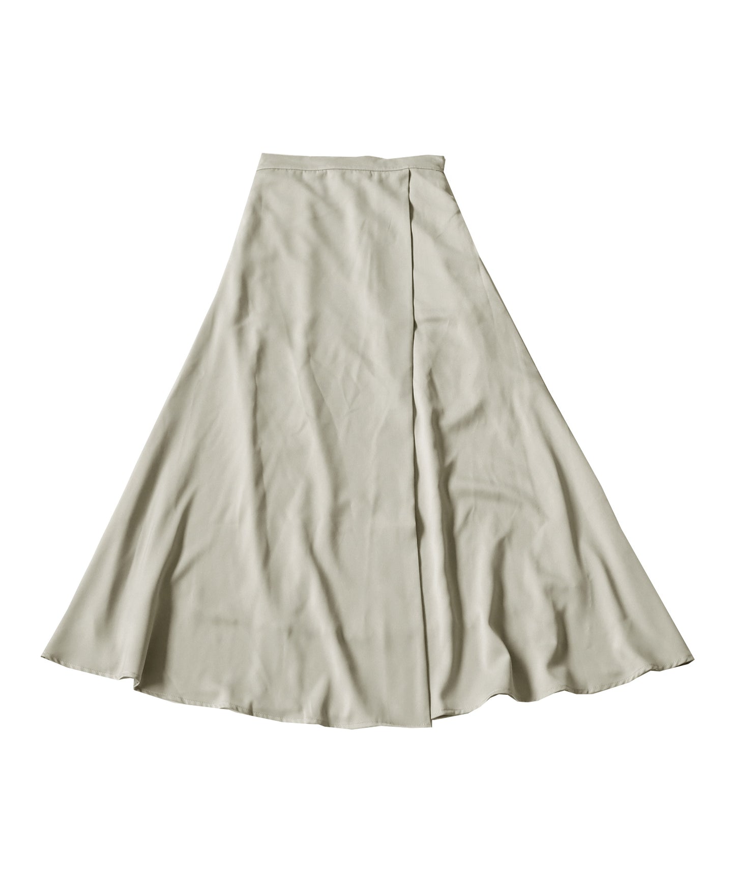 Satin Fabric Wrap Skirt Ladies