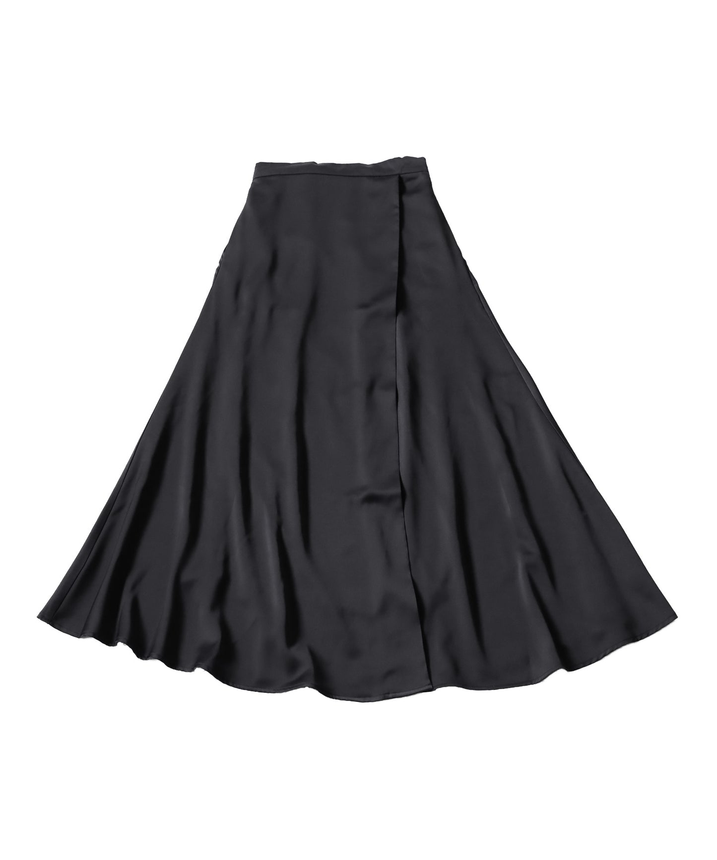 Satin Fabric Wrap Skirt Ladies