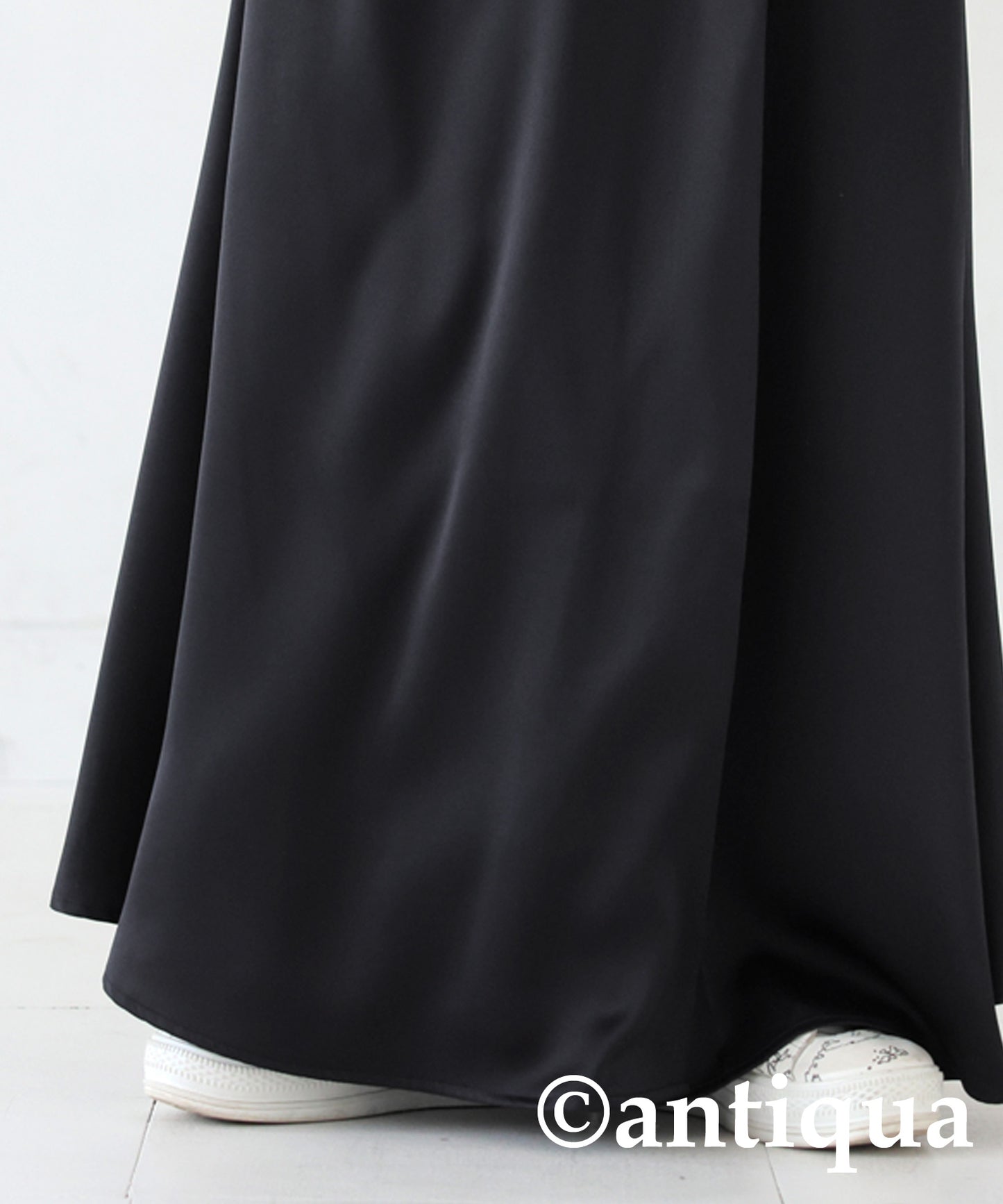 Satin Fabric Wrap Skirt Ladies