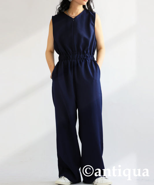 V Neck Jumpsuit Ladies