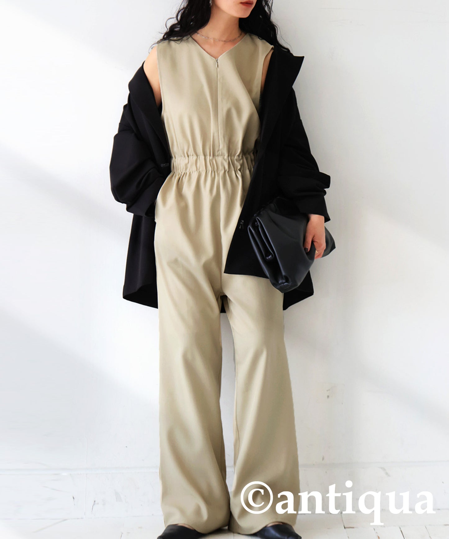 V Neck Jumpsuit Ladies