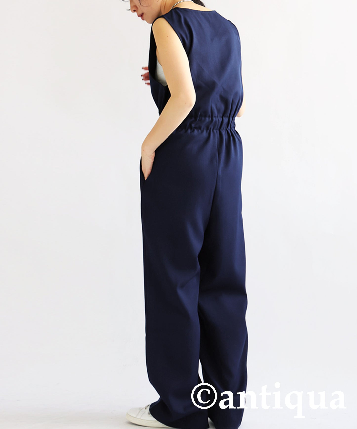 V Neck Jumpsuit Ladies