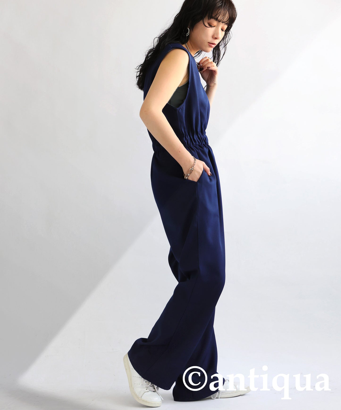 V Neck Jumpsuit Ladies