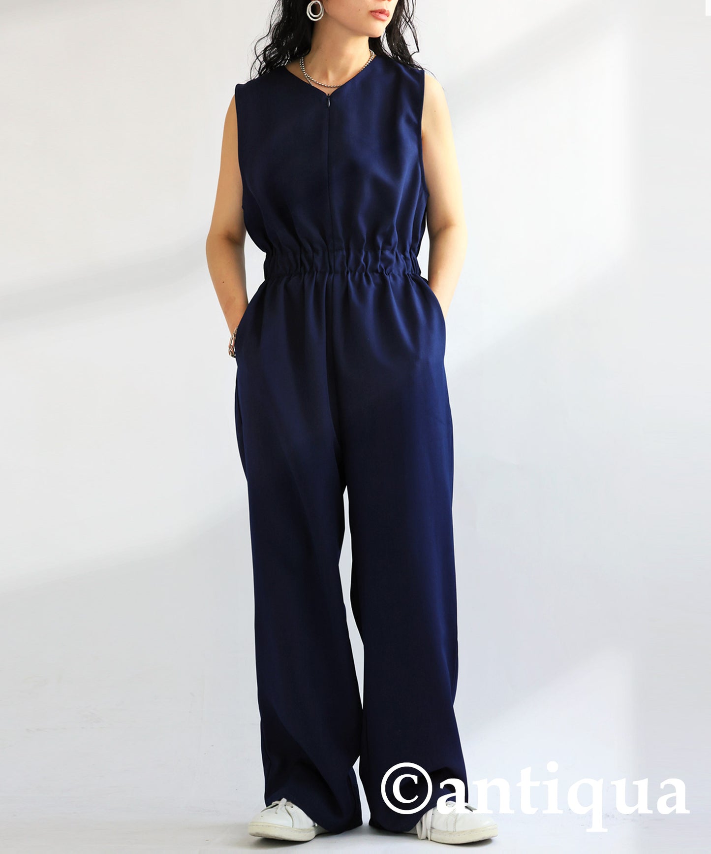 V Neck Jumpsuit Ladies