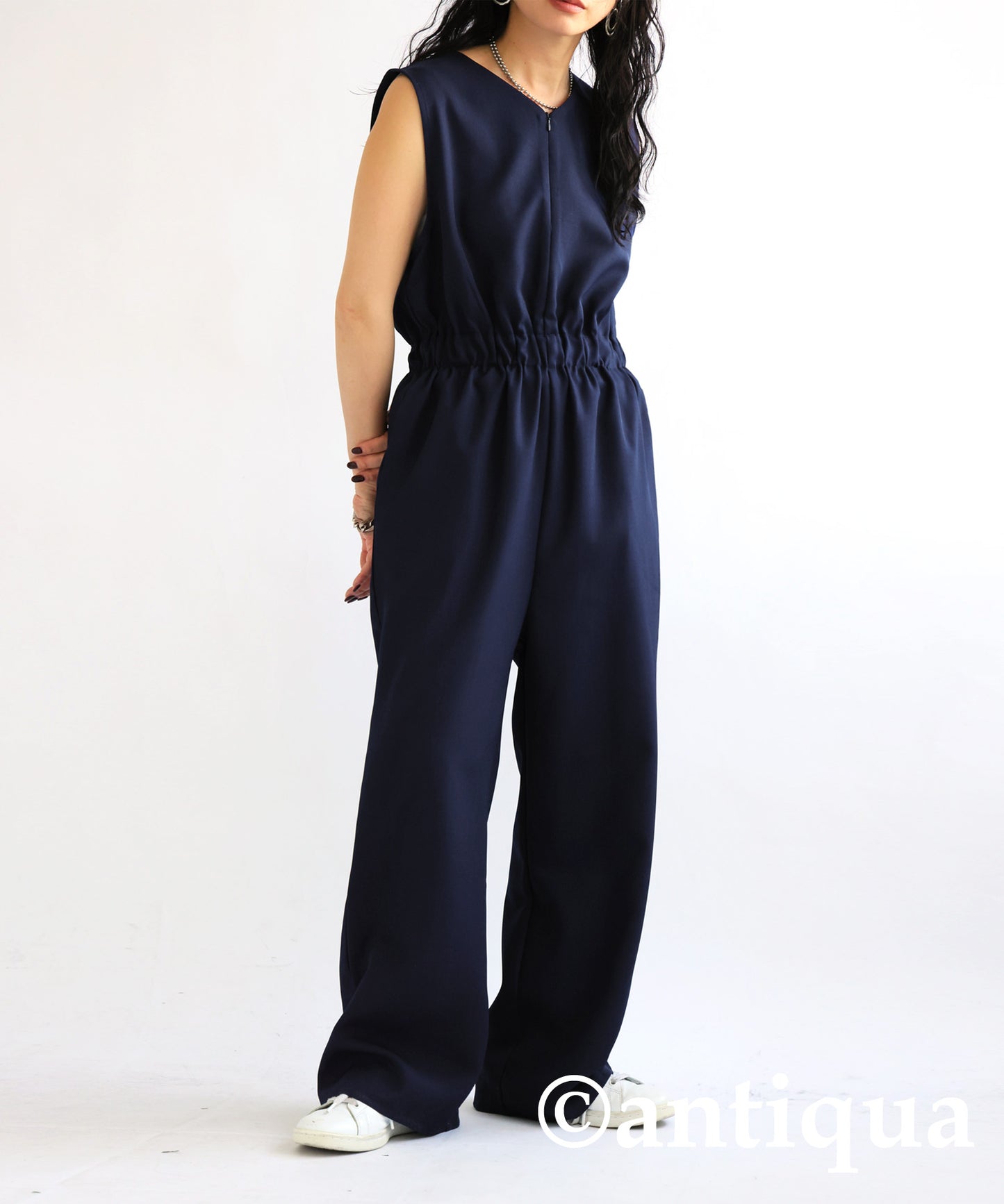 V Neck Jumpsuit Ladies