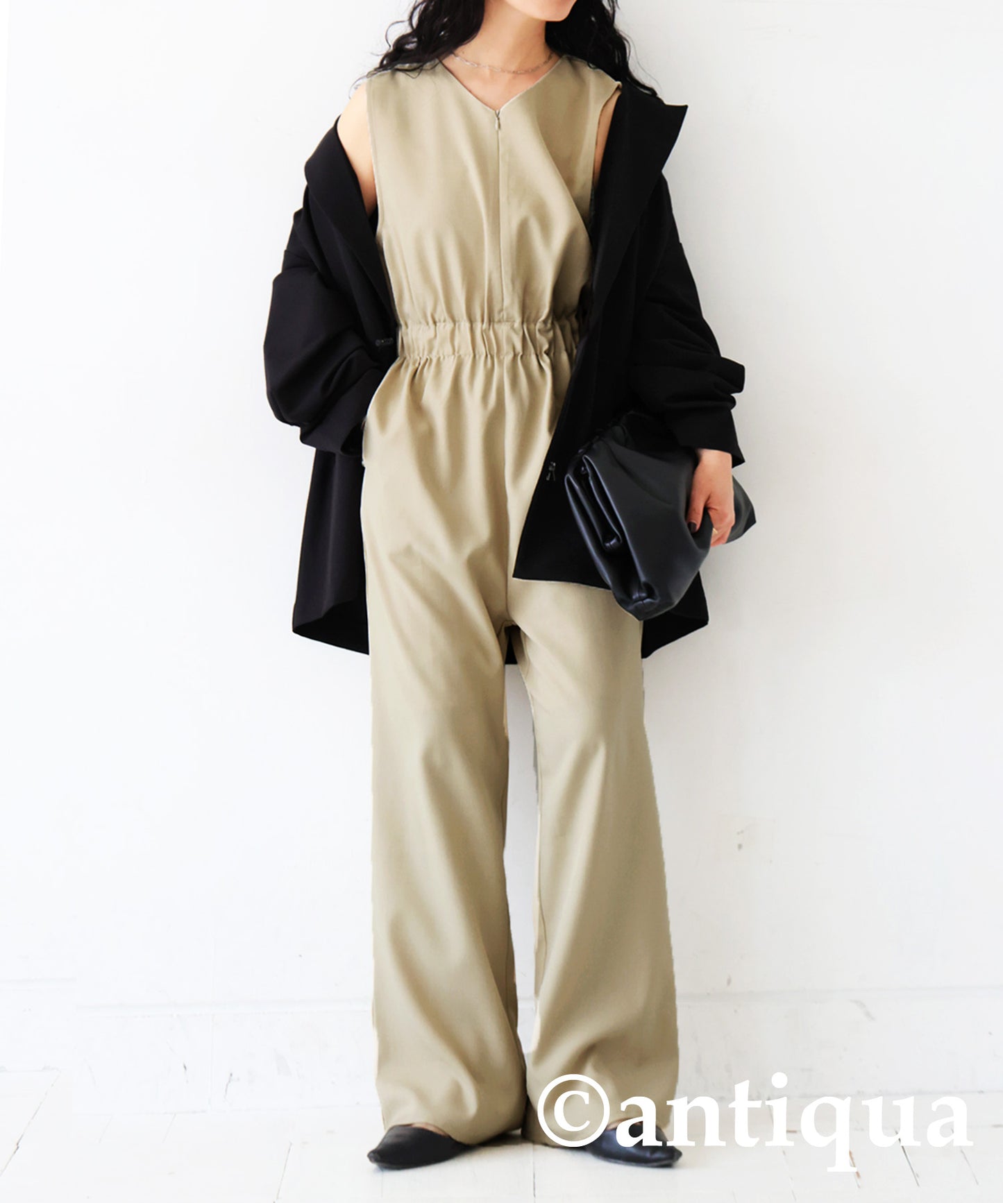 V Neck Jumpsuit Ladies