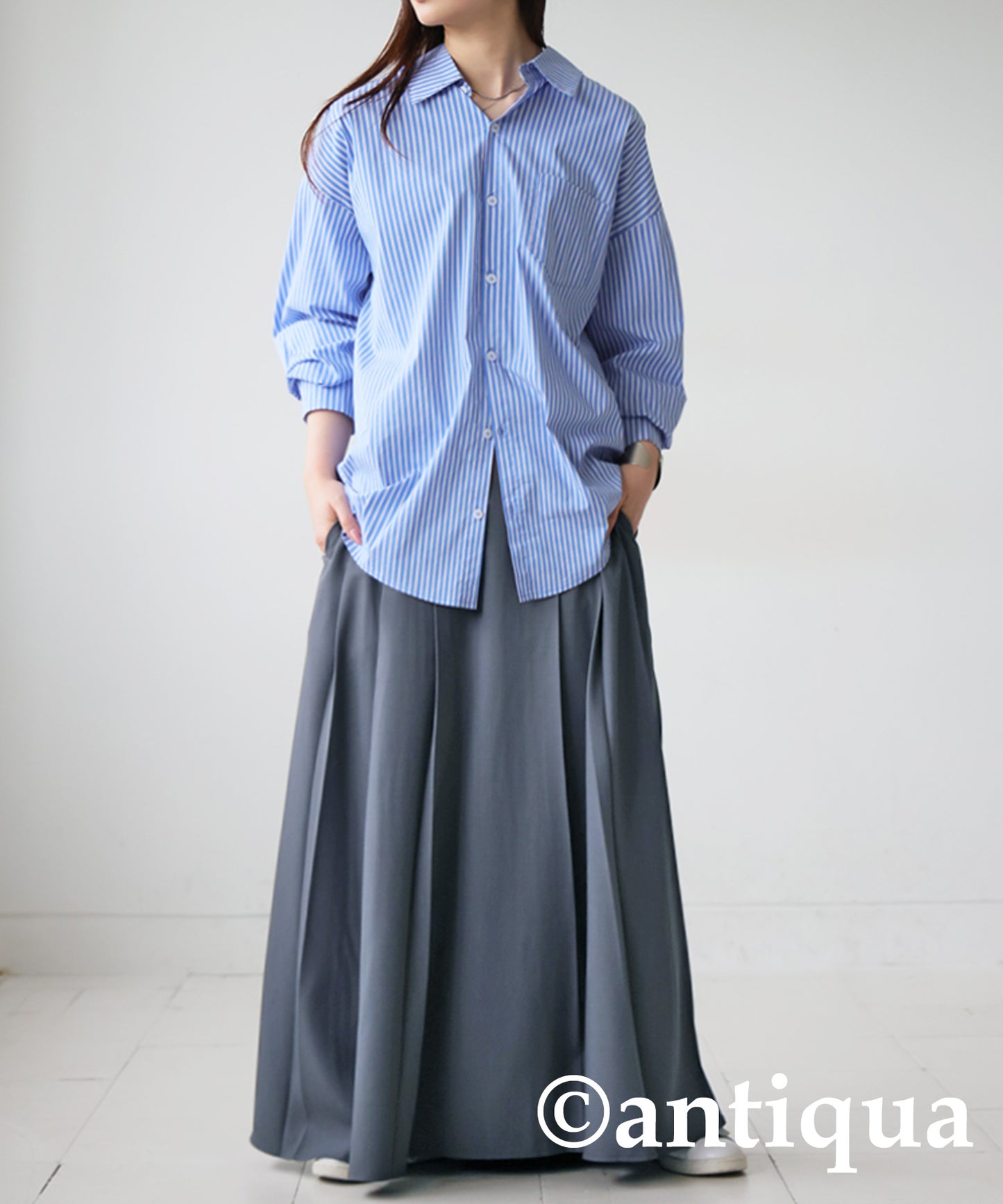 Flare Pleated Skirt Ladies