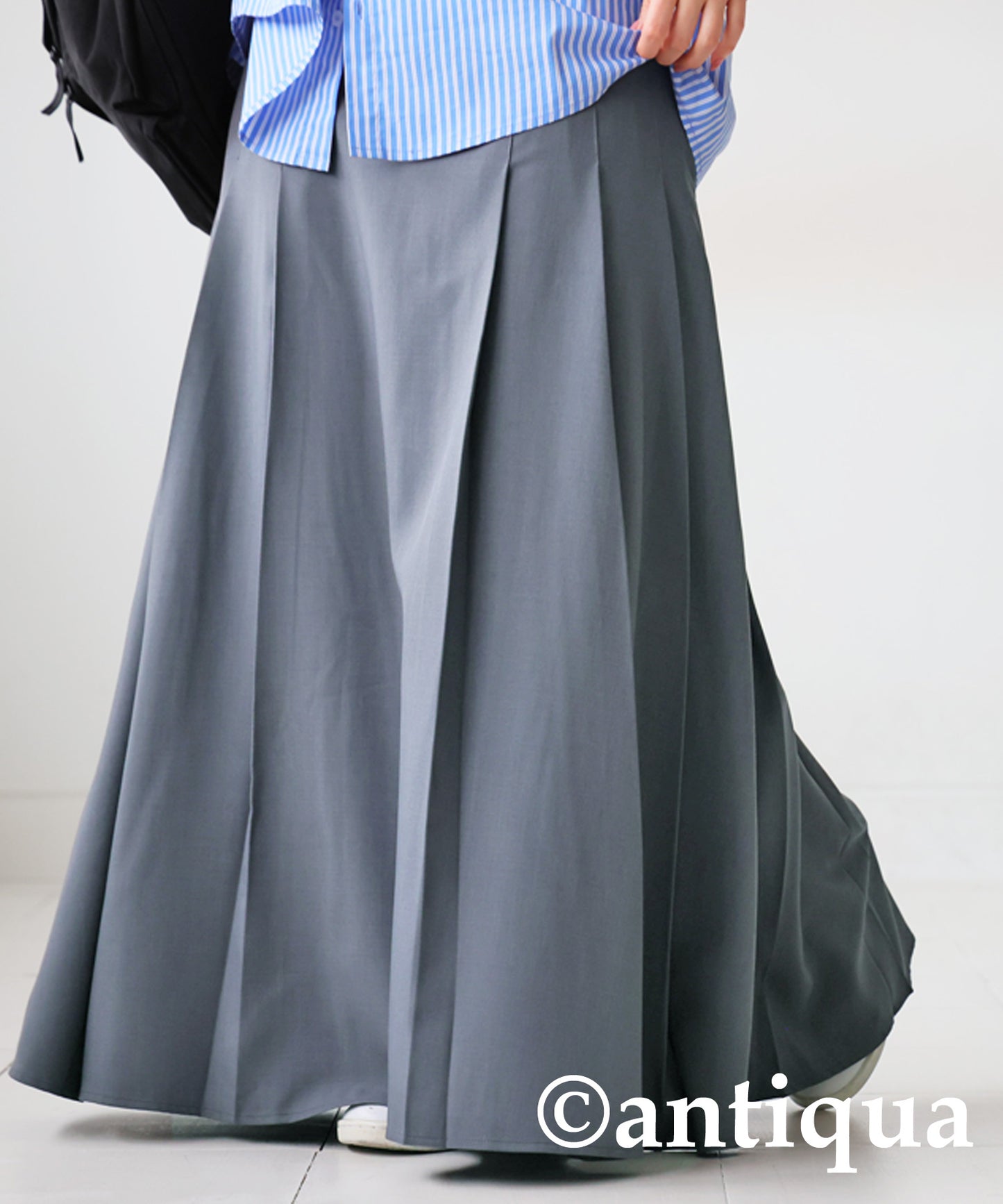 Flare Pleated Skirt Ladies