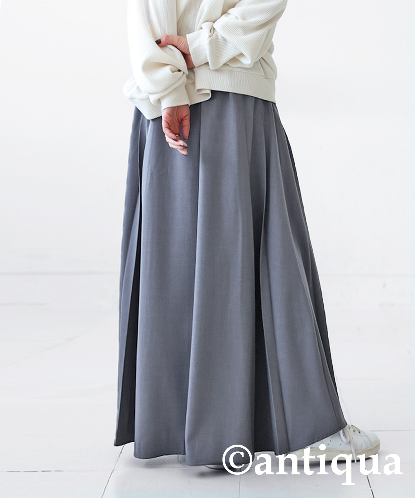 Flare Pleated Skirt Ladies