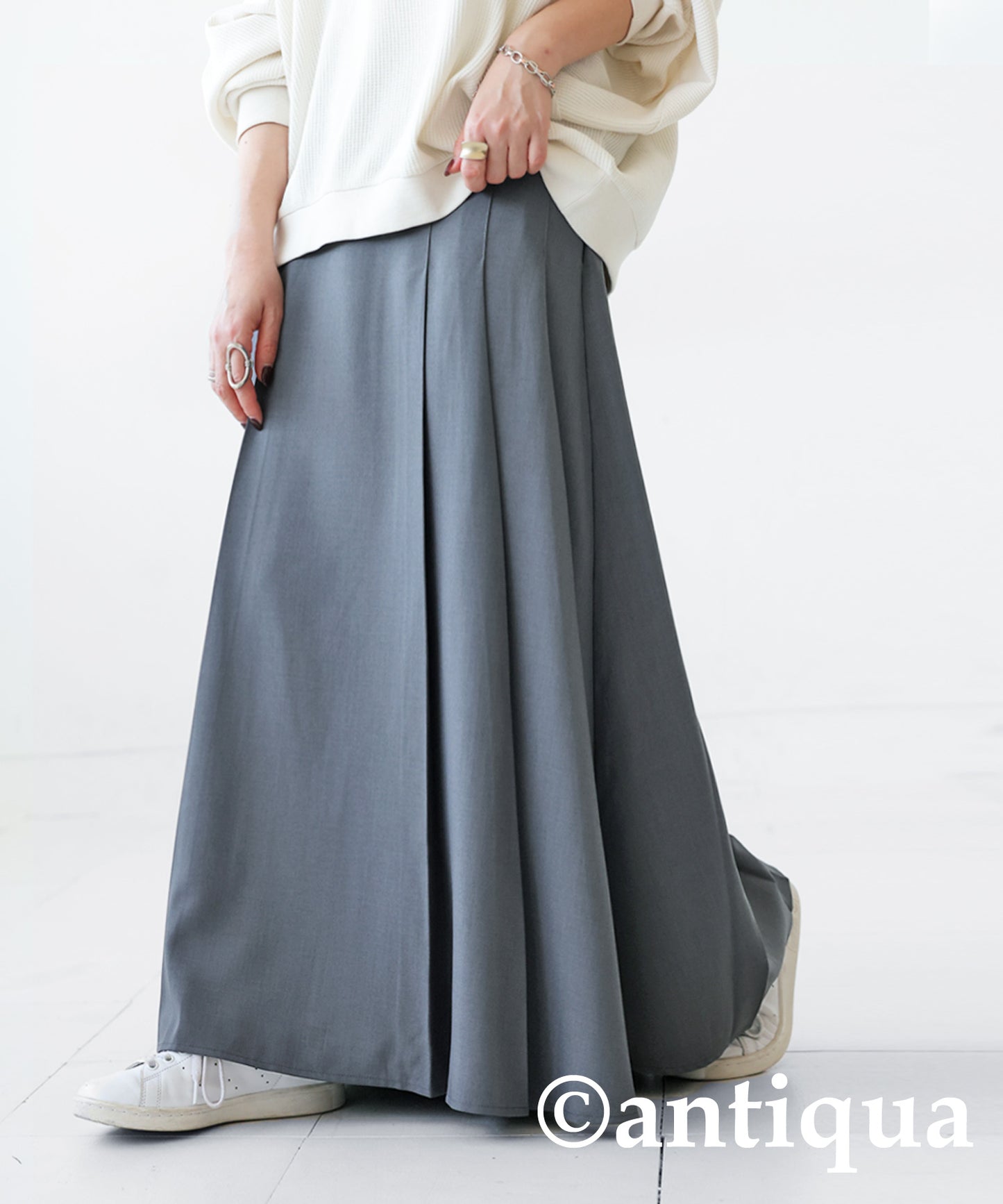 Flare Pleated Skirt Ladies