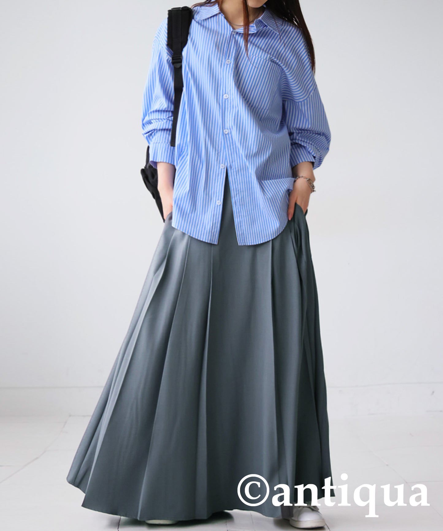 Flare Pleated Skirt Ladies