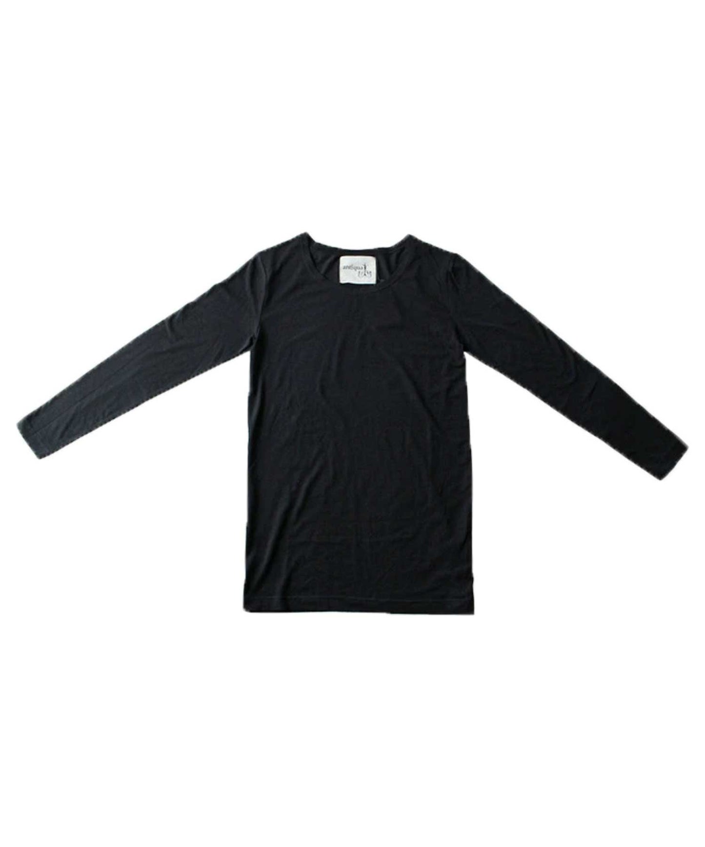 Simple heat long T-shirt Ladies