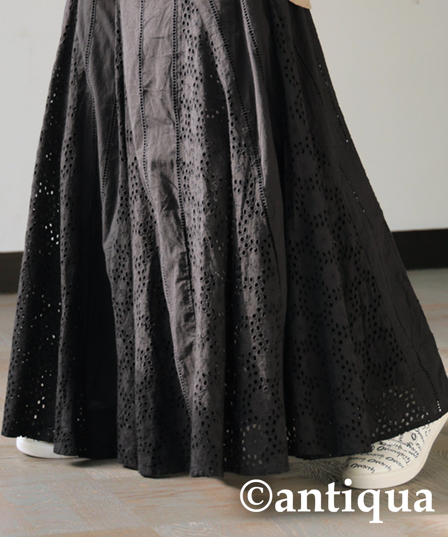 Indian Cotton Lace Flare Skirt Ladies