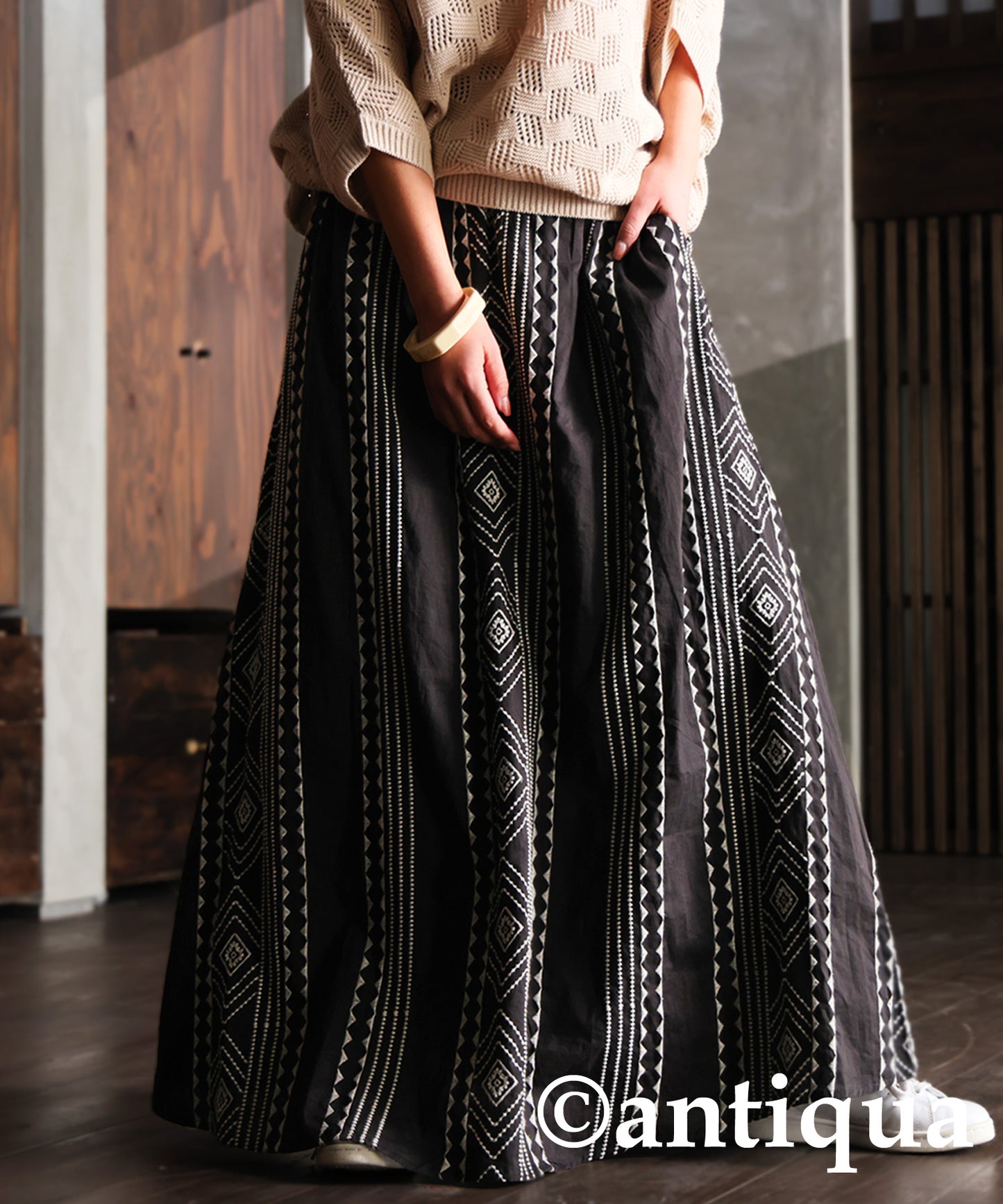 Indian Cotton Embroidery Skirt Ladies