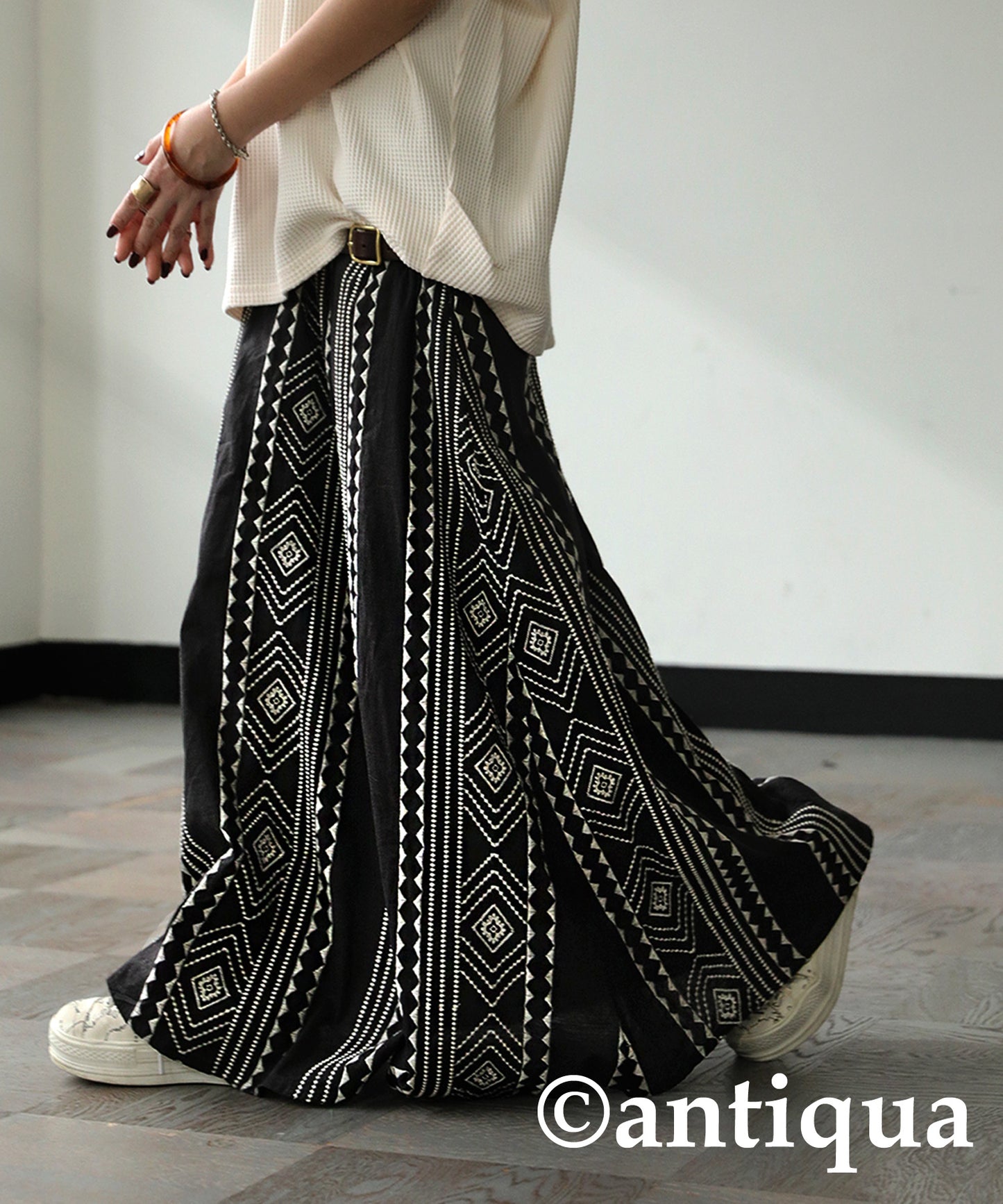 Indian Cotton Embroidery Skirt Ladies