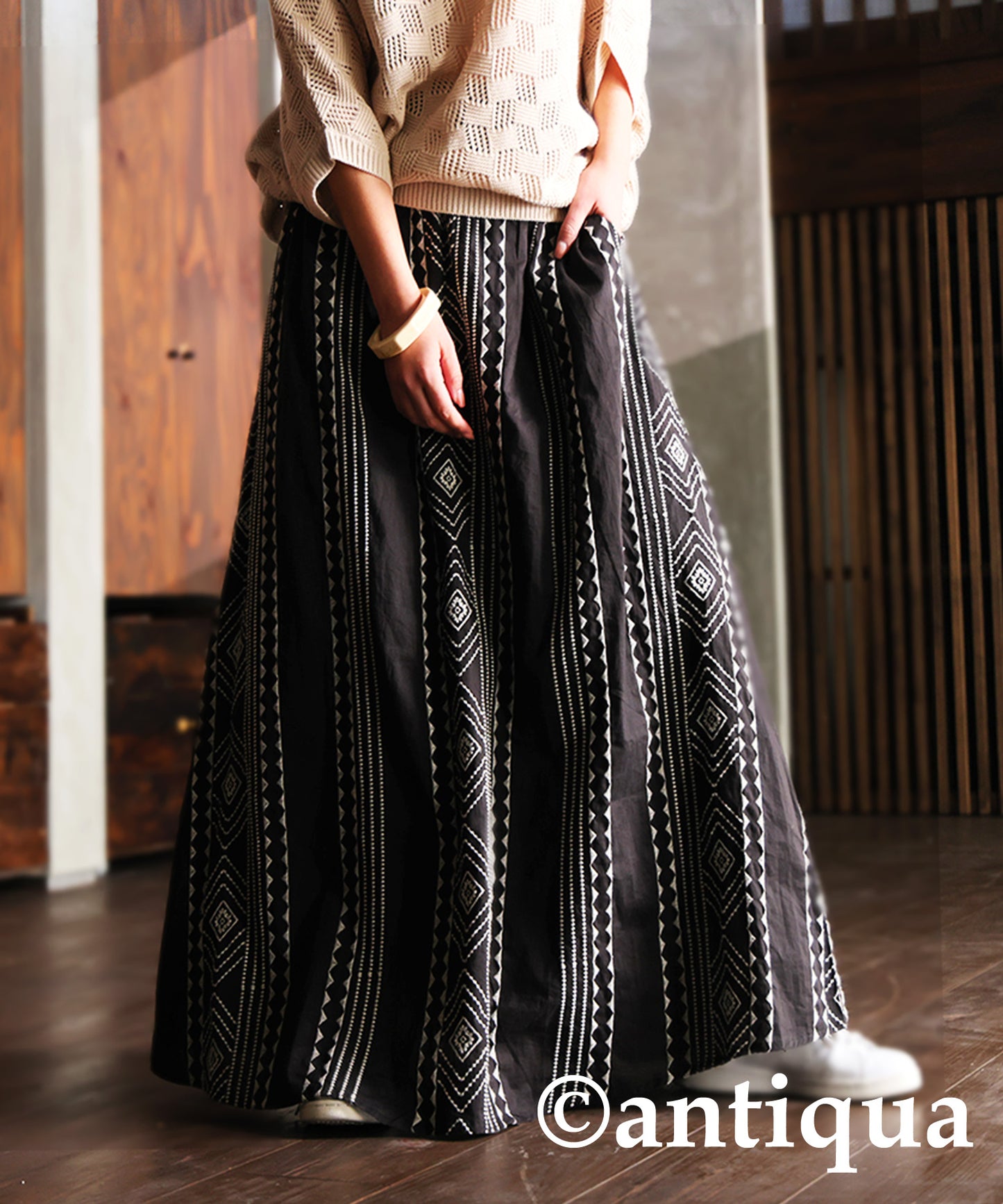 Indian Cotton Embroidery Skirt Ladies