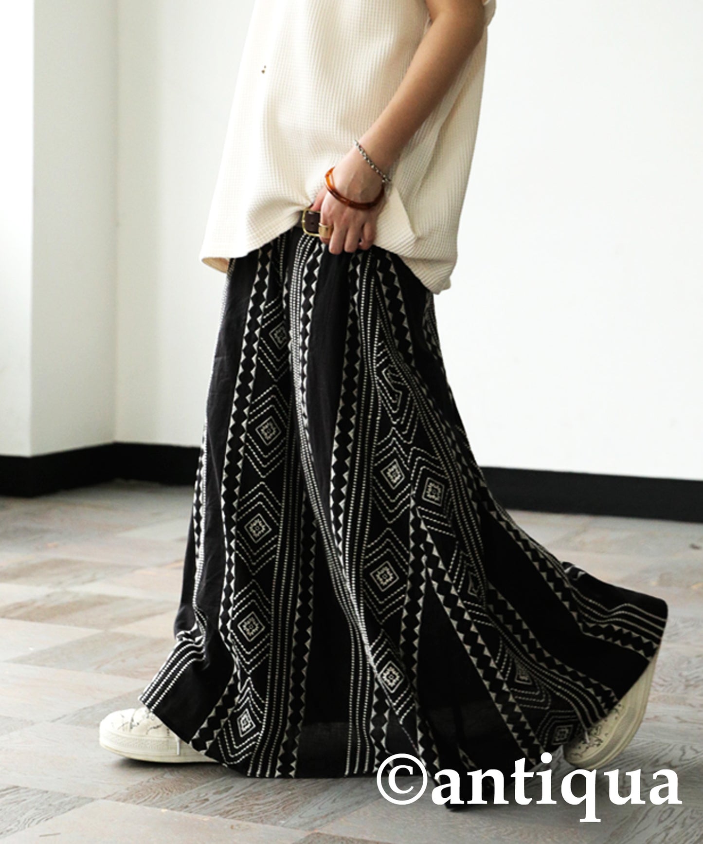 Indian Cotton Embroidery Skirt Ladies