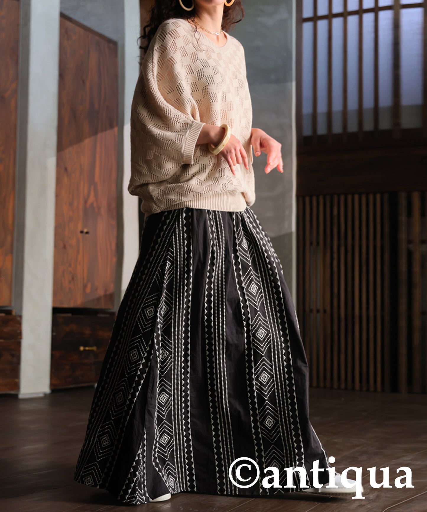 Indian Cotton Embroidery Skirt Ladies