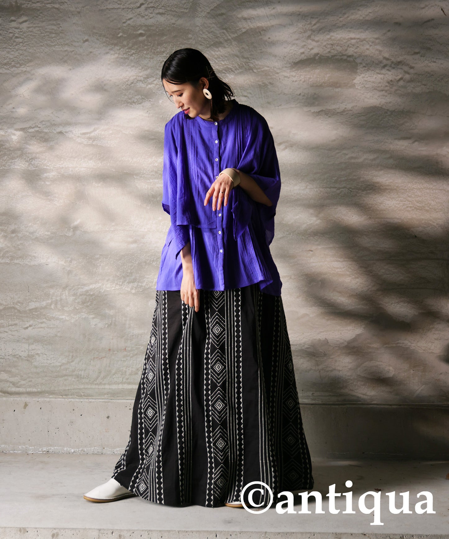 Indian Cotton Embroidery Skirt Ladies